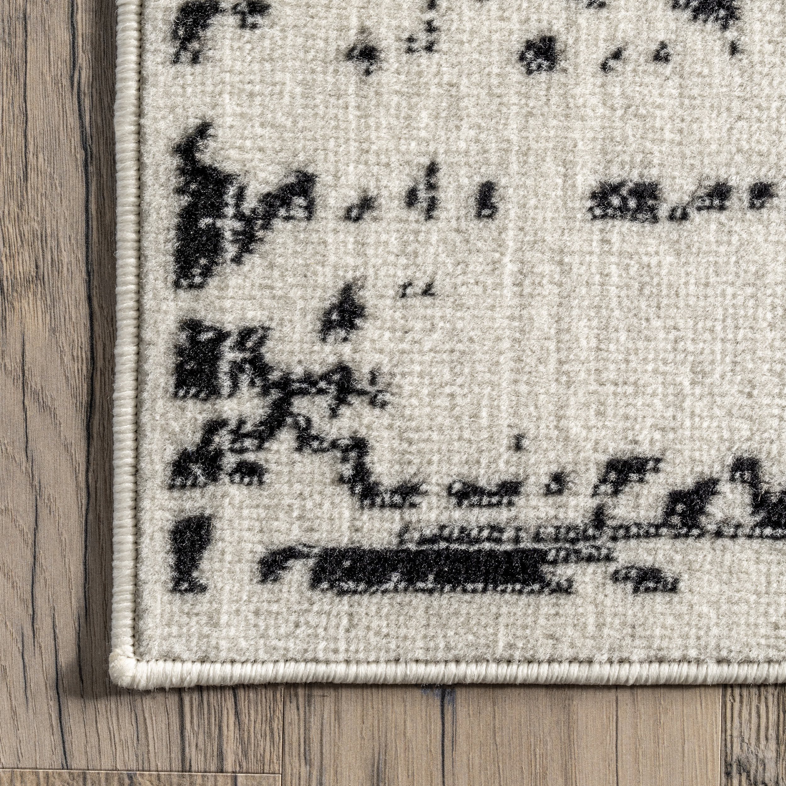 Jordana Vintage Distressed Medallion Area Rug - Image 5