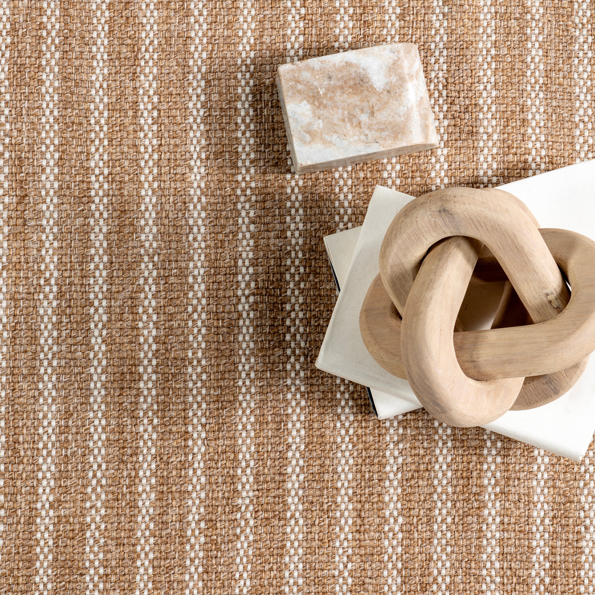 Alia Striped Faux Jute Indoor/Outdoor Area Rug - Image 6