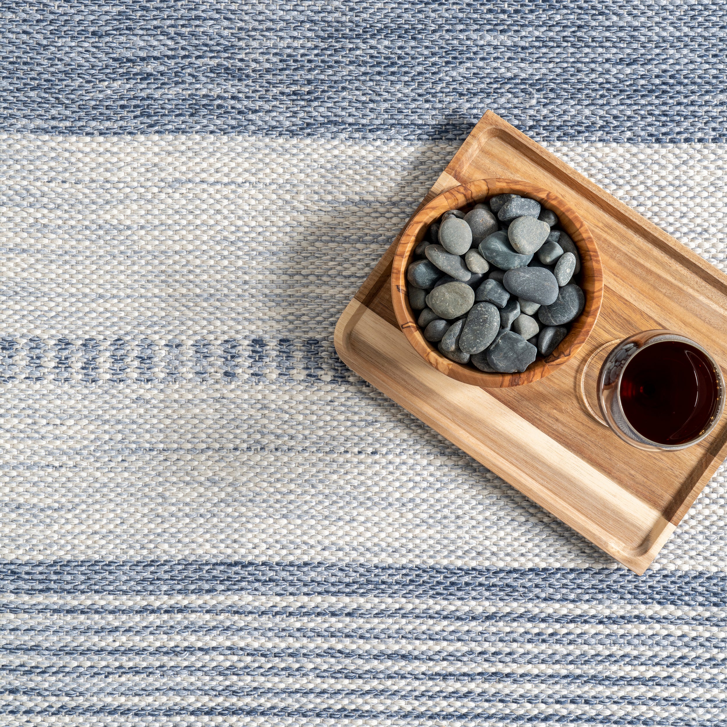 Rayla Striped Blocks Indoor/Outdoor Area Rug - Image 6