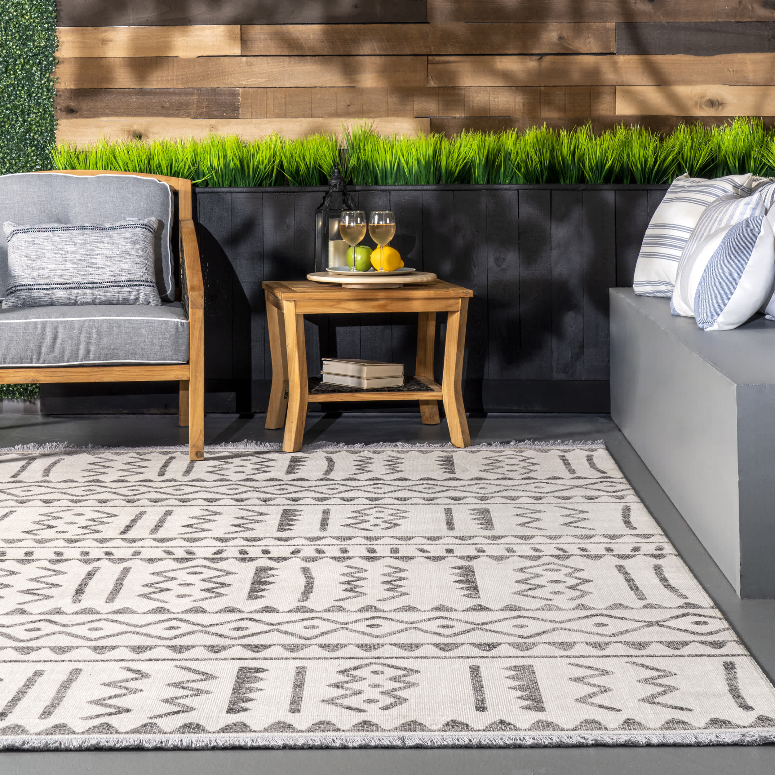 Outdoor Tribal Gretchen Area Rug - Image 8