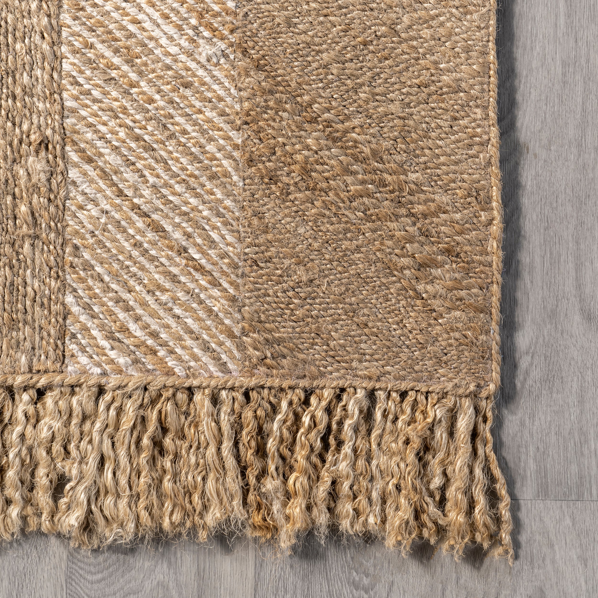 Davina Bohemian Tasseled Jute Area Rug - Image 5