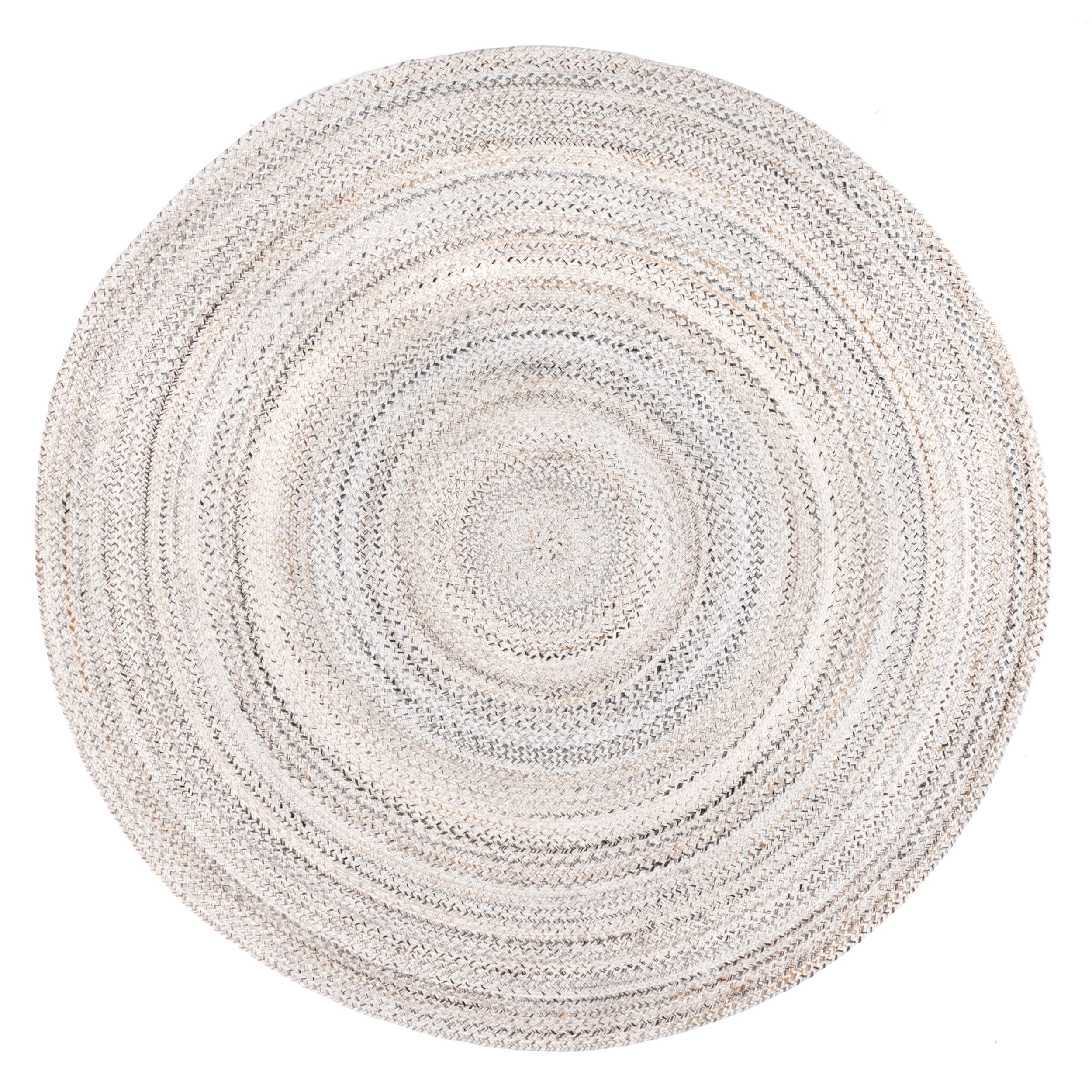 Kyla Handmade Braided Farmhouse Round Area Rug