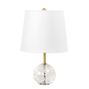 17-inch Gold Crystal Table Lamp