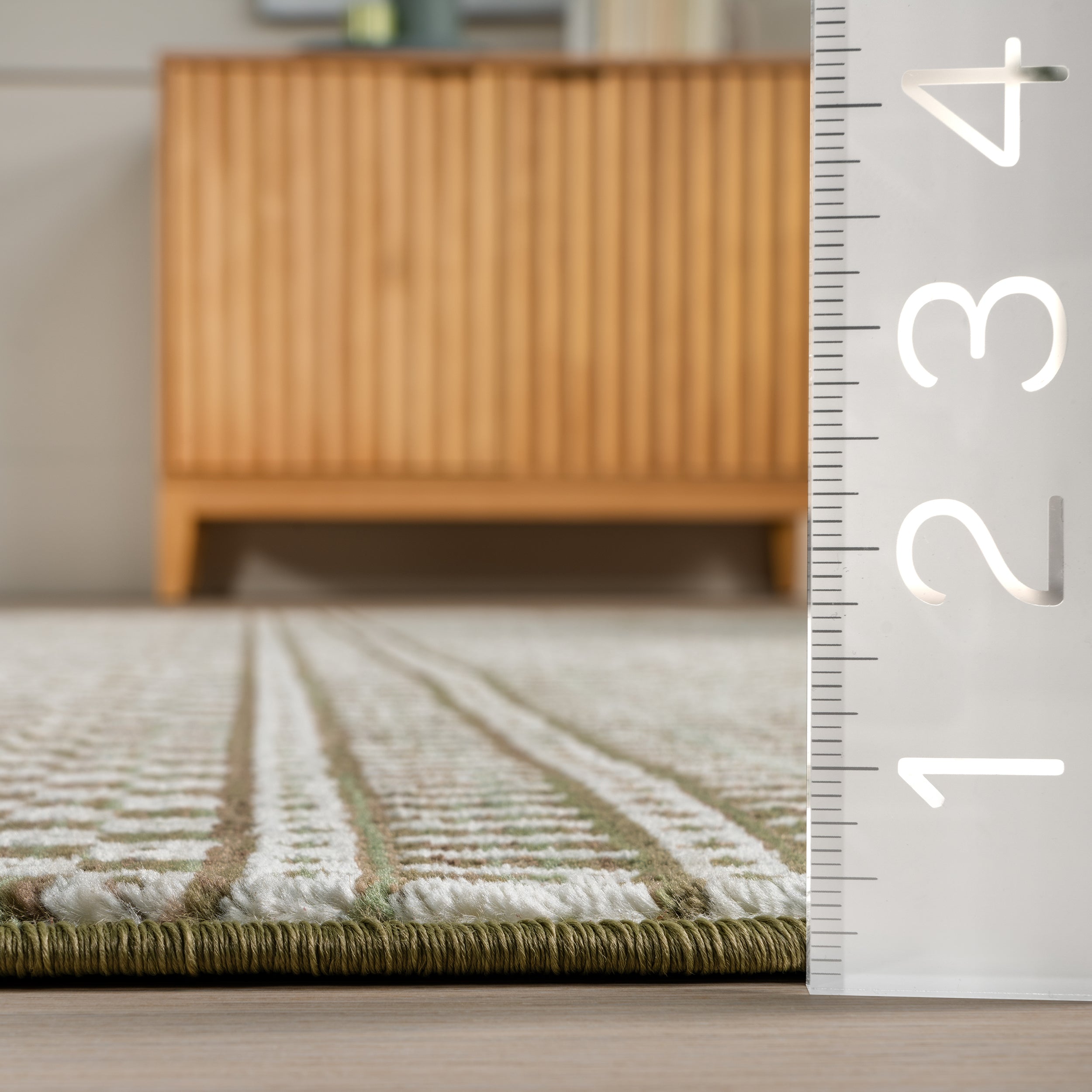 Lavender Geometric Fringe Area Rug - Image 21