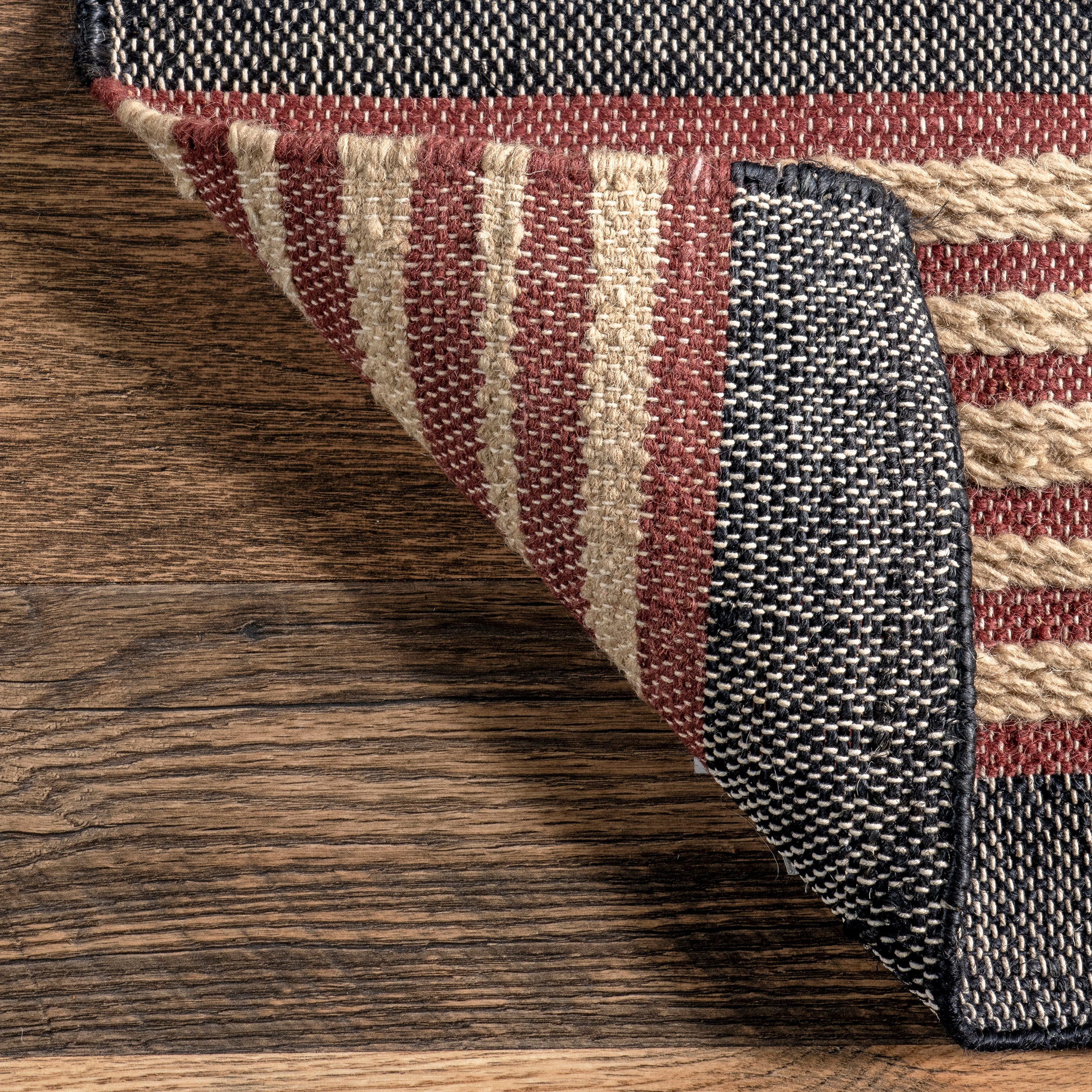 Wendi Striped Jute and Wool Area RUg - Image 7