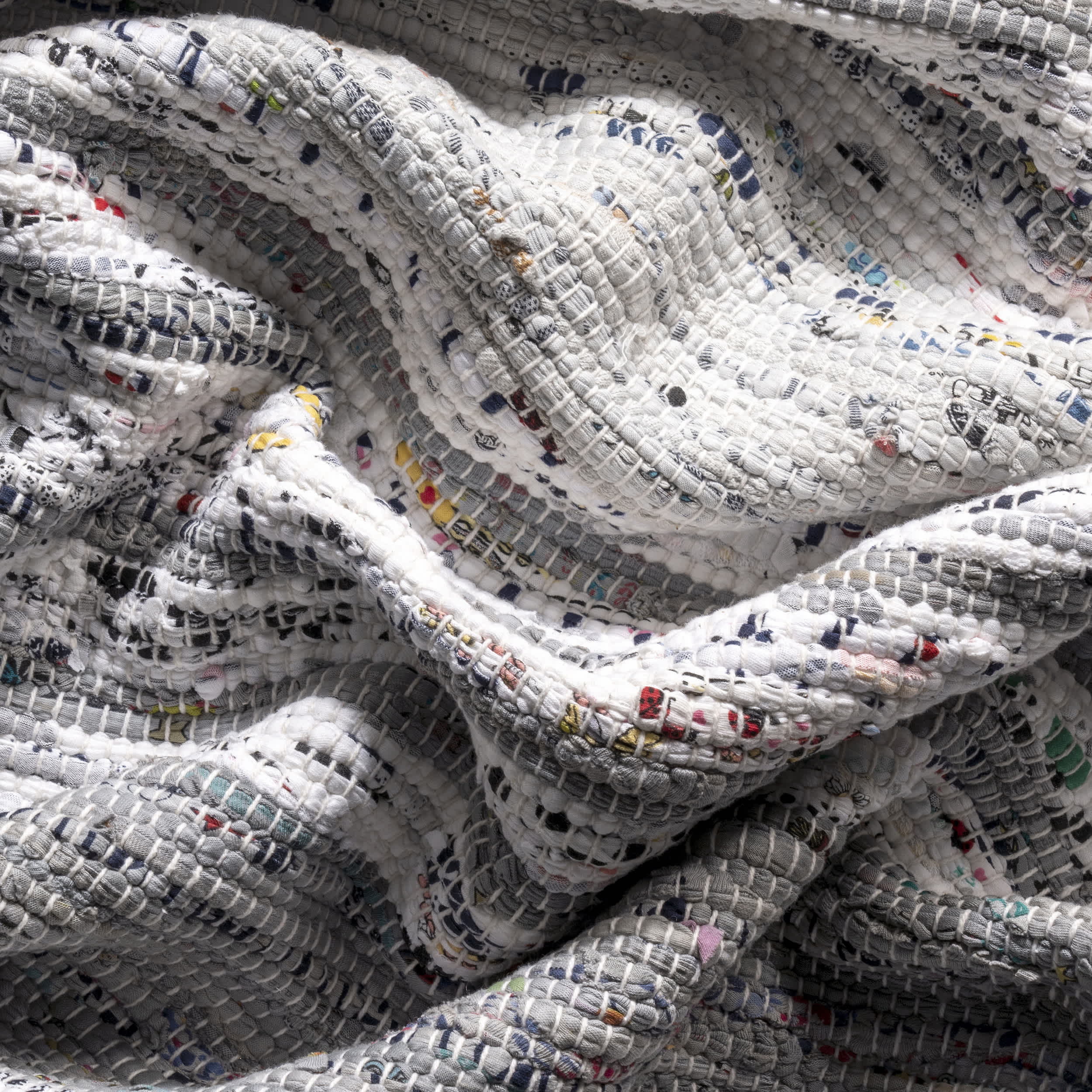 Seraphina Mottled Stipe Cotton Tassel Area Rug - Image 7