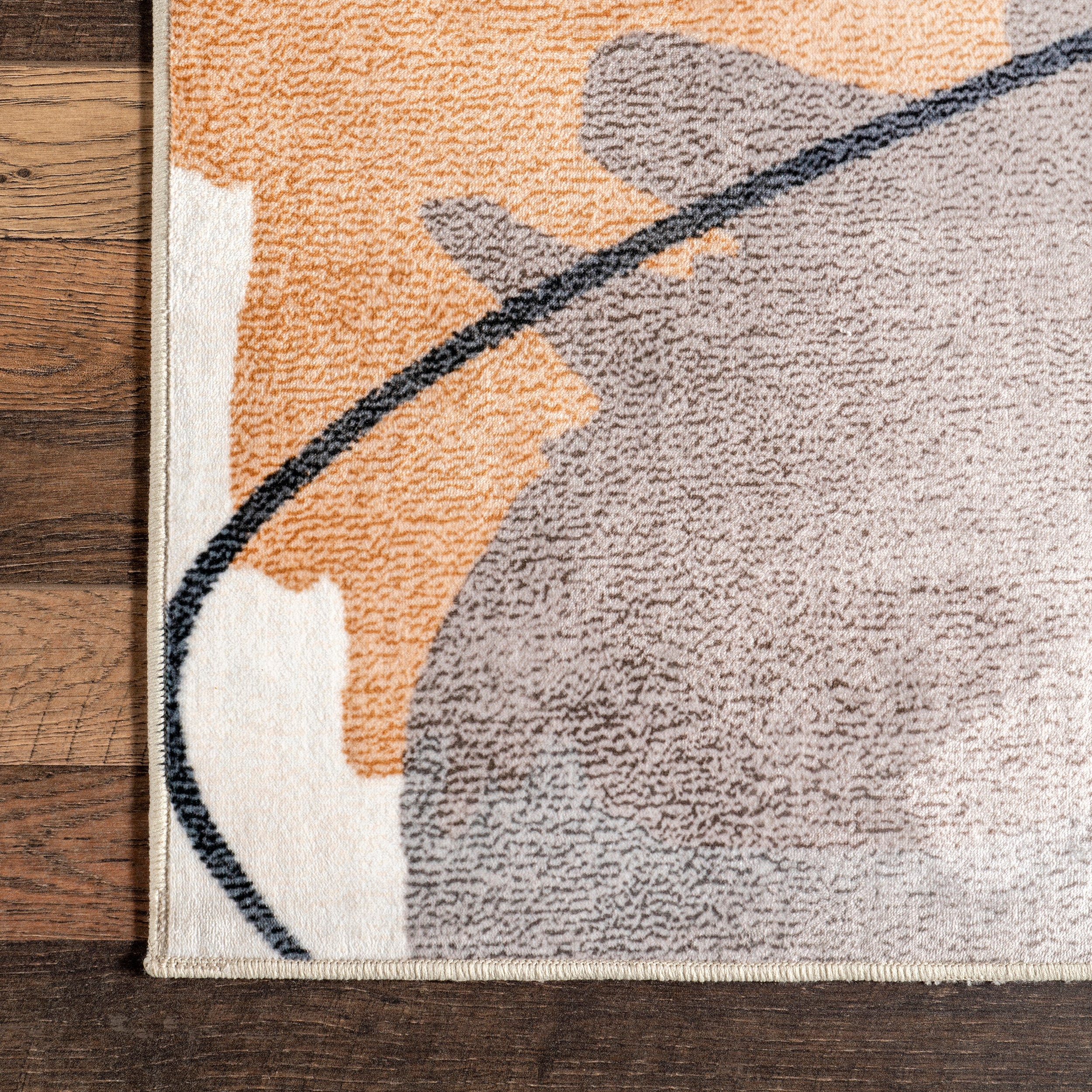 Sheree Abstract Watercolor Machine Washable Area Rug - Image 5