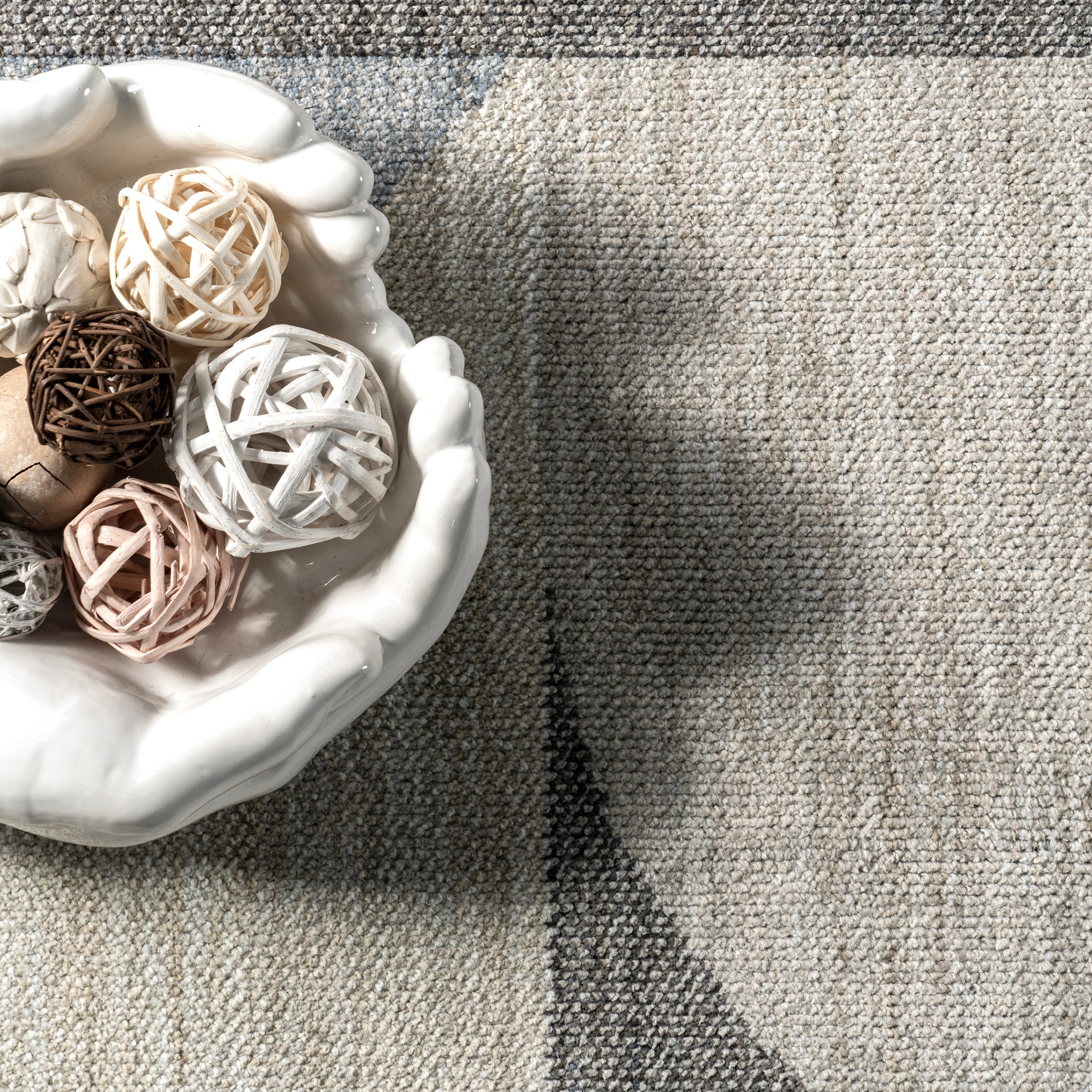 Rhona Modern Geometric Recycled Area Rug - Image 6