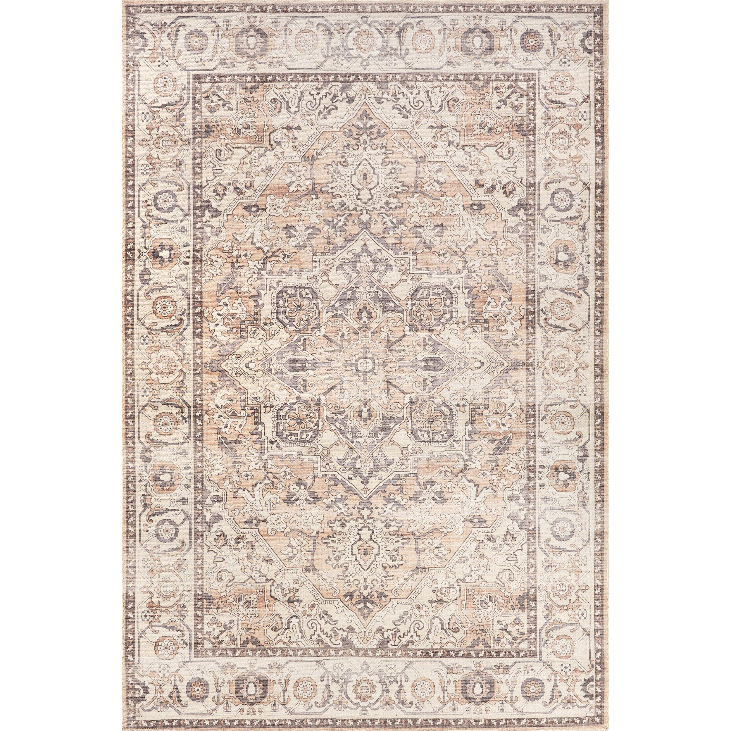 Green Haven Collection Mylah Recycled Cotton Machine Washable Area Rug