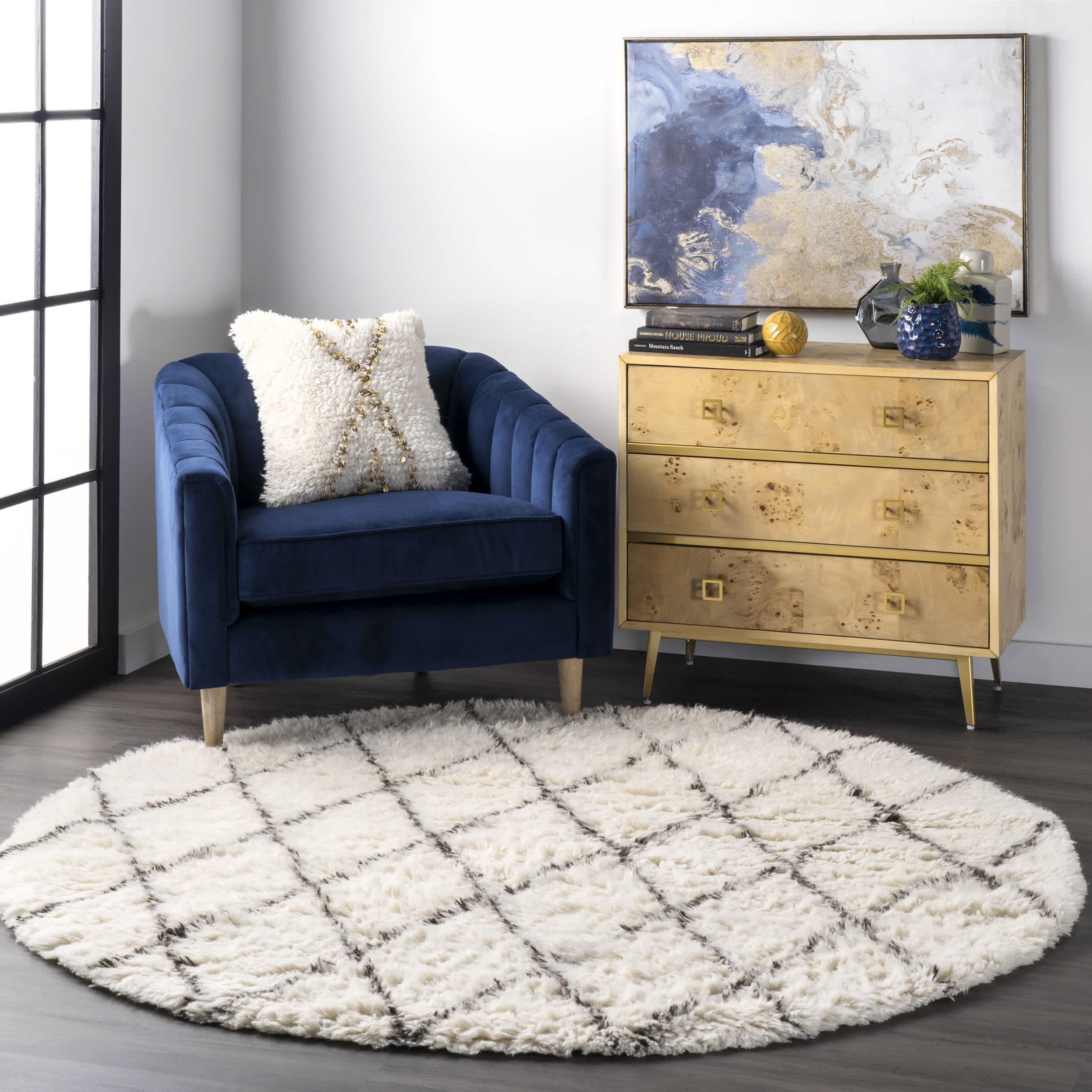 Hand Made Marrakech Shag Area Rug - Image 11