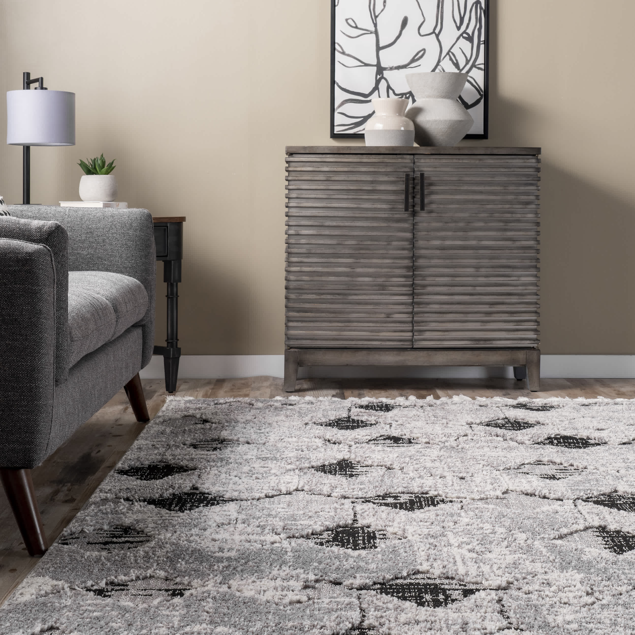 Agata Textured Tassel Area Rug - Image 16