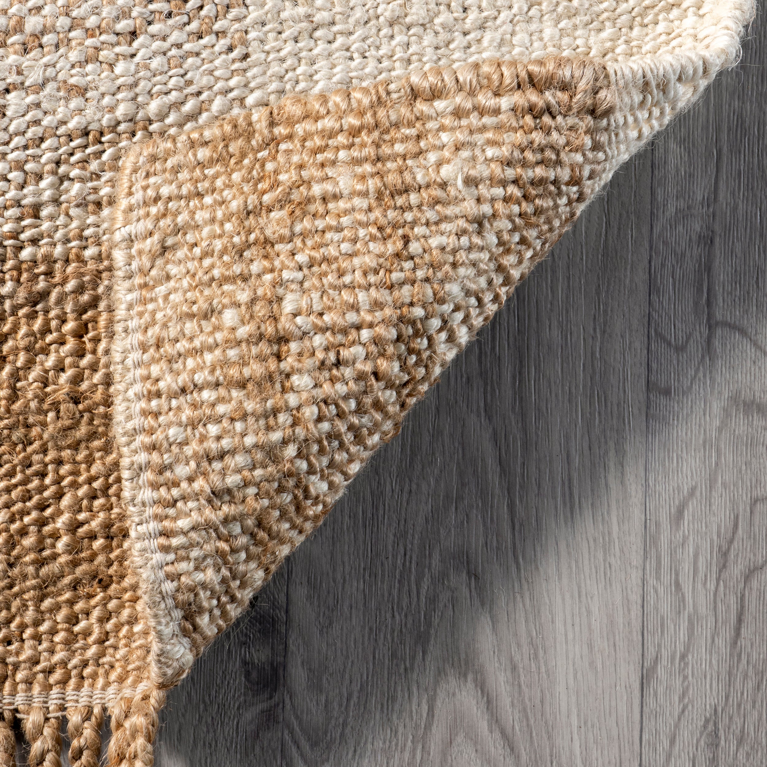 Fletcher Casual Jute Middle Tassel Area Rug - Image 7