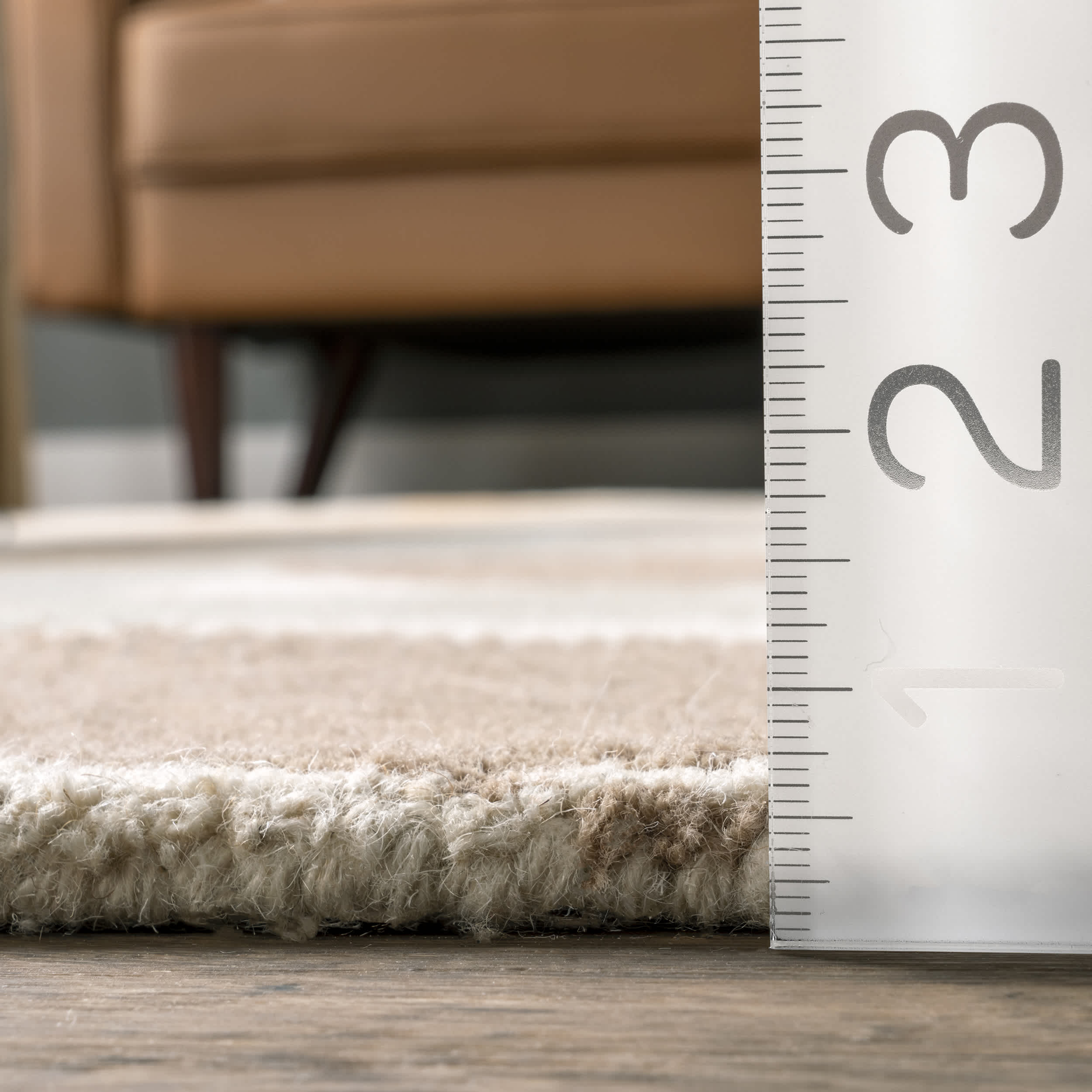 Liv Hand Tufted Wool Geometric Area Rug - Image 3