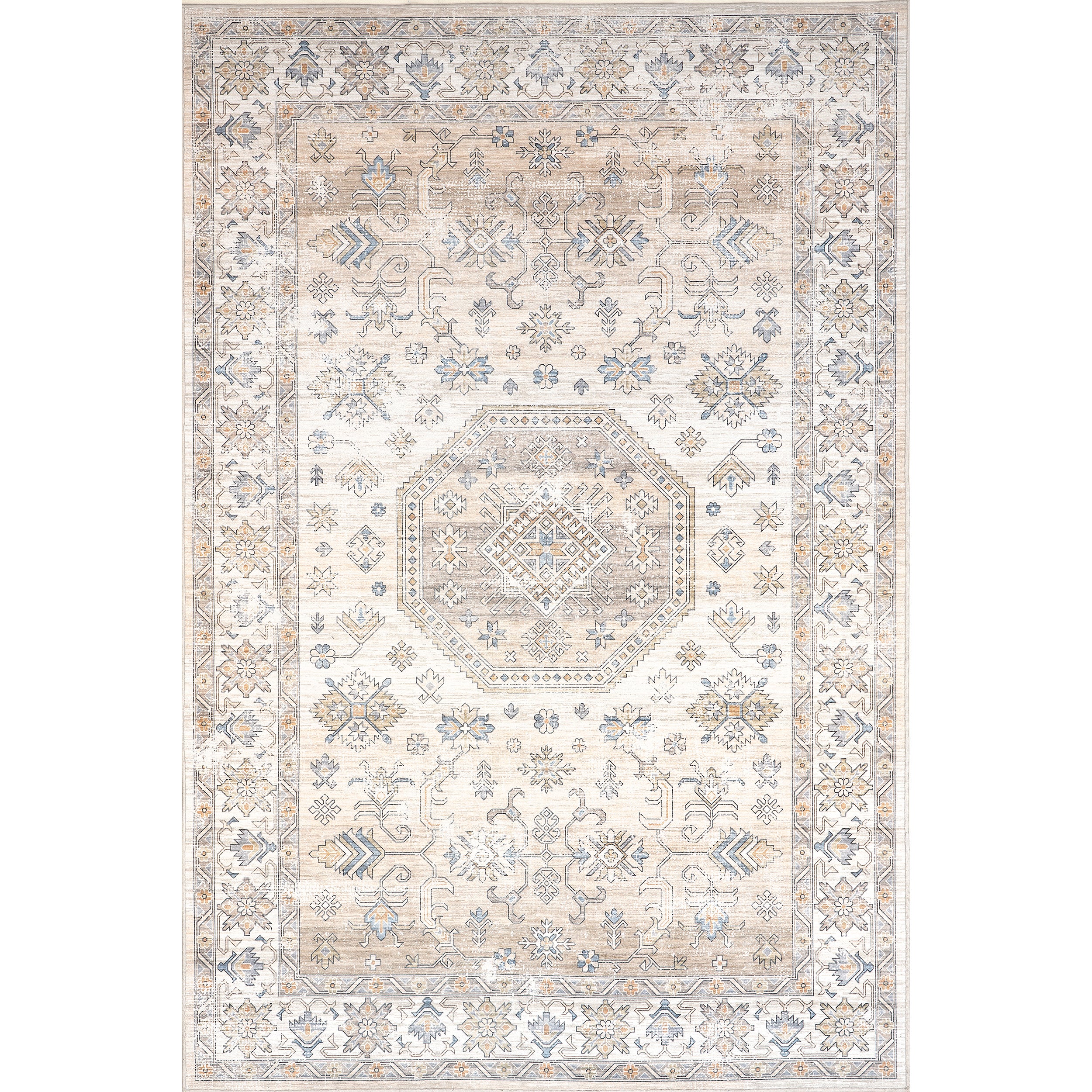 Darby Persian Stain Repellent Machine Washable Area Rug