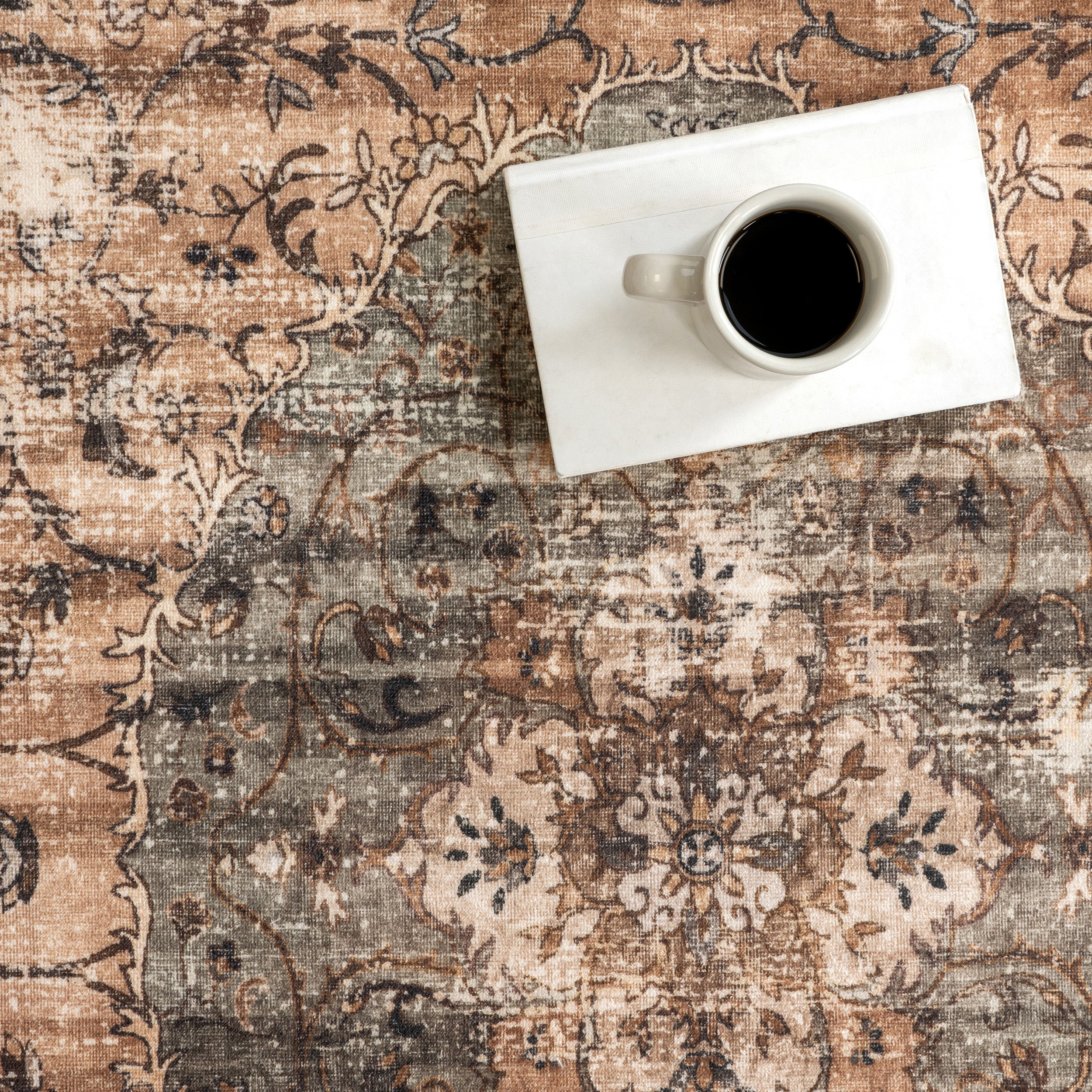 Karrigan Medallion Spill Proof Machine Washable Area Rug - Image 7