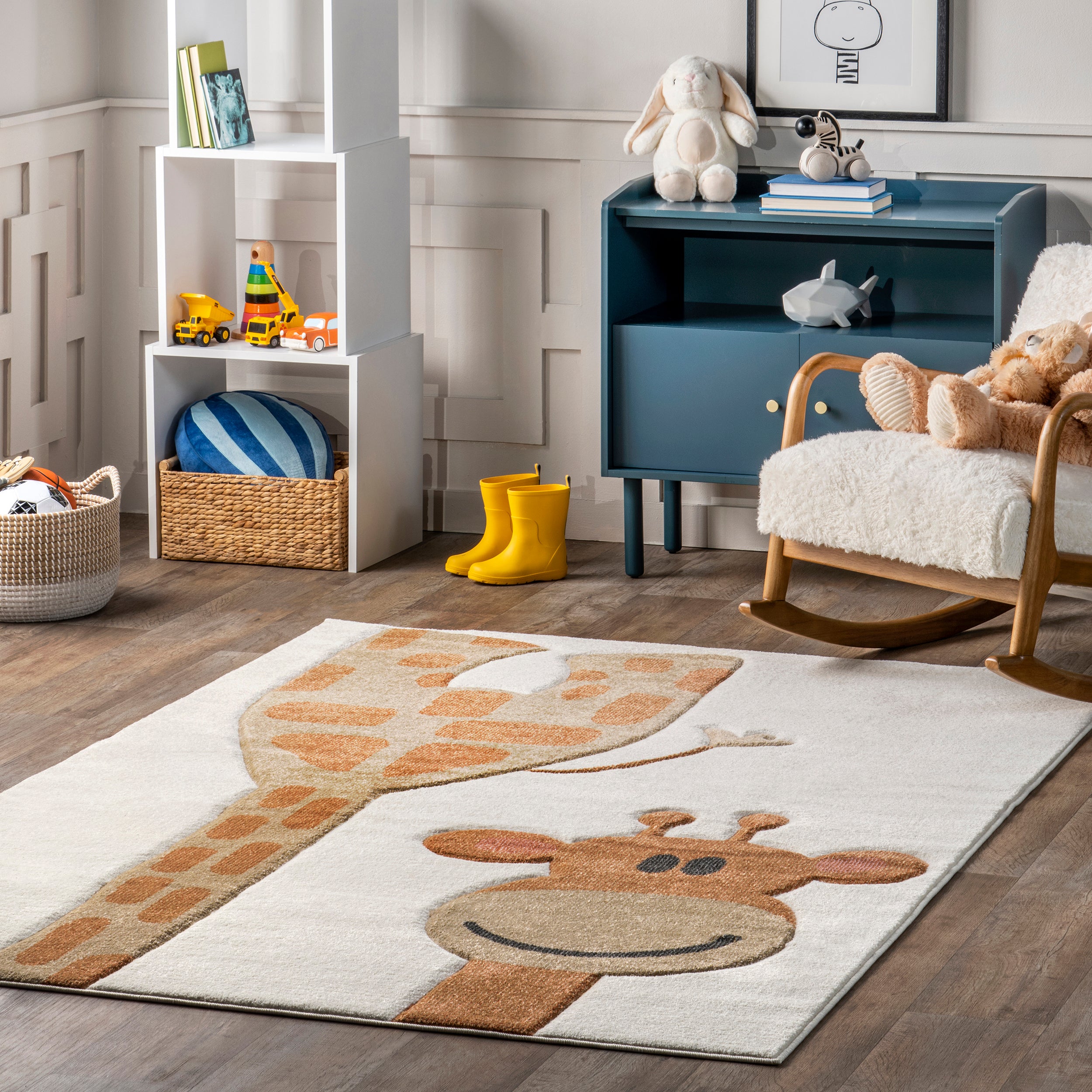 Anabell Giraffe Kids Area Rug - Image 2