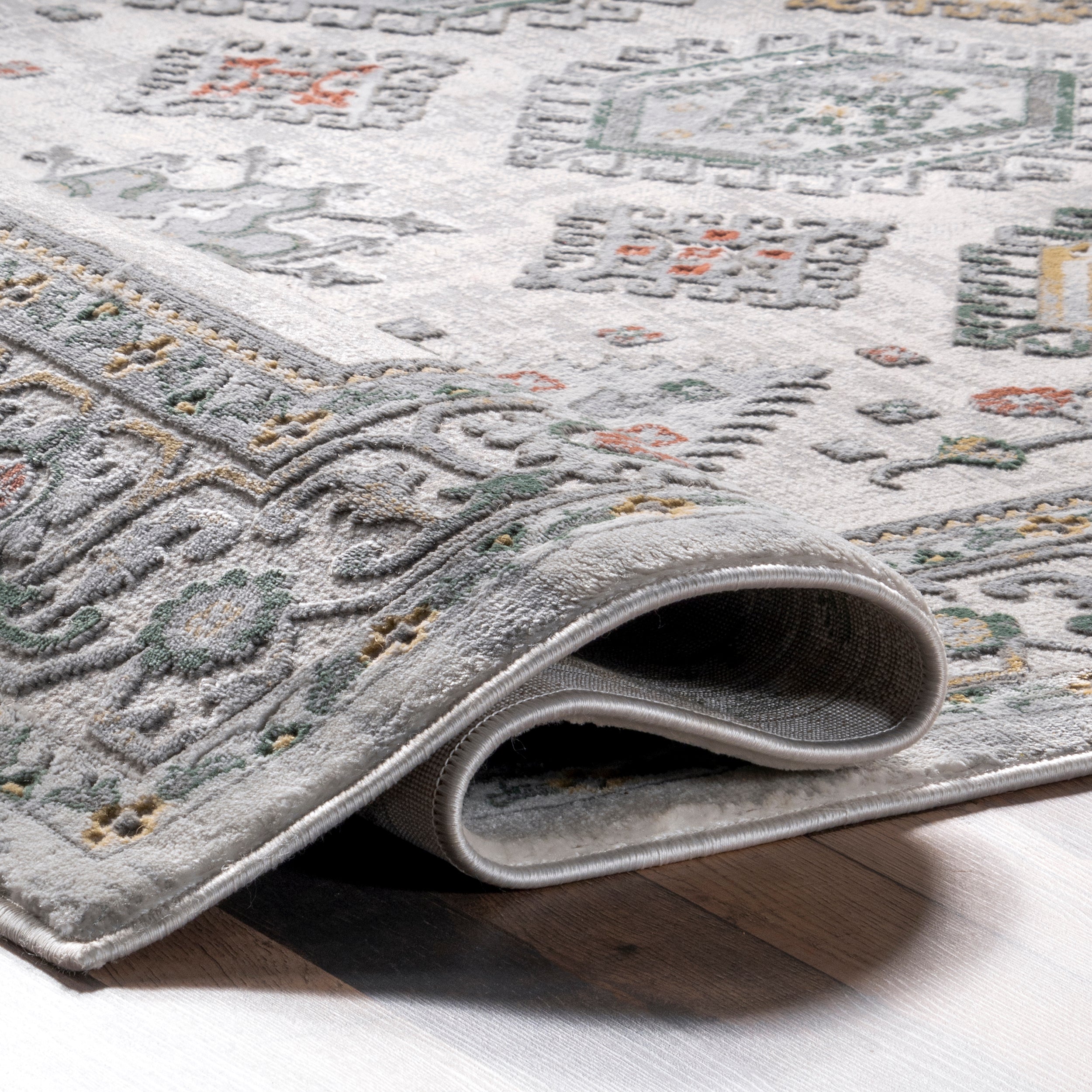 Malinda Traditional Bordered Area Rug - Image 4