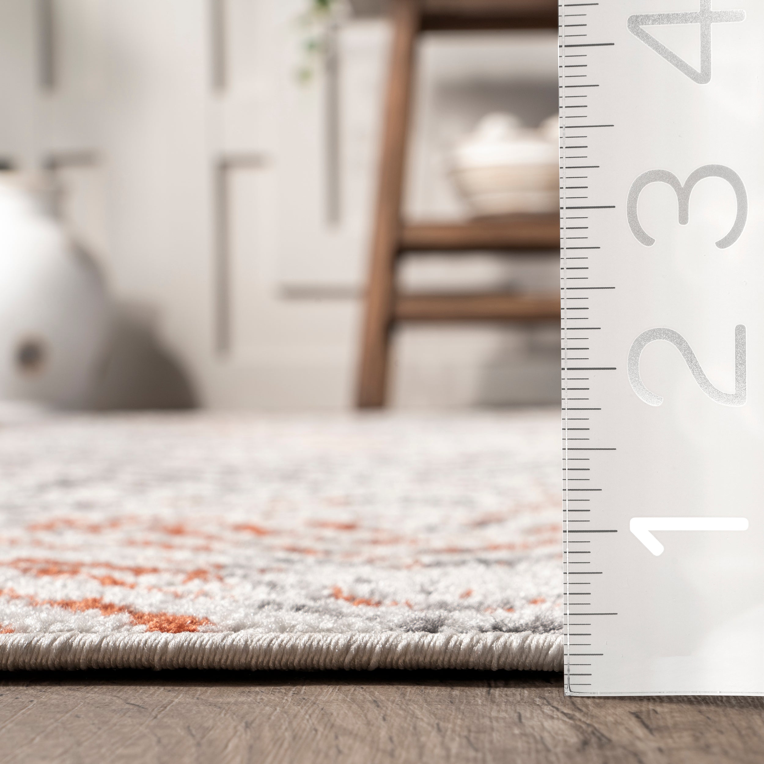 Cathrine Geometric Distressed Area Rug - Image 3
