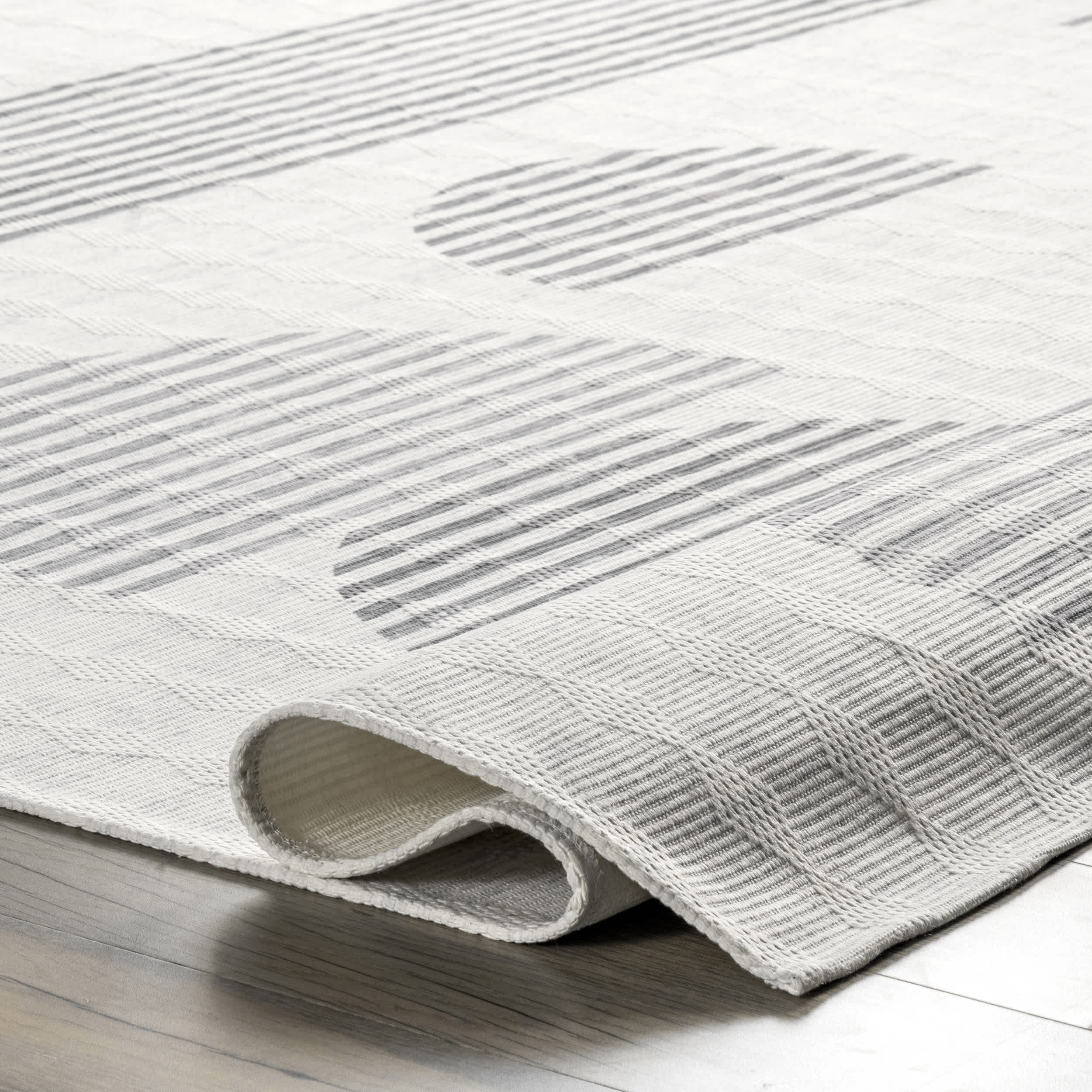 Modern Geometric Washable Area Rug - Image 4