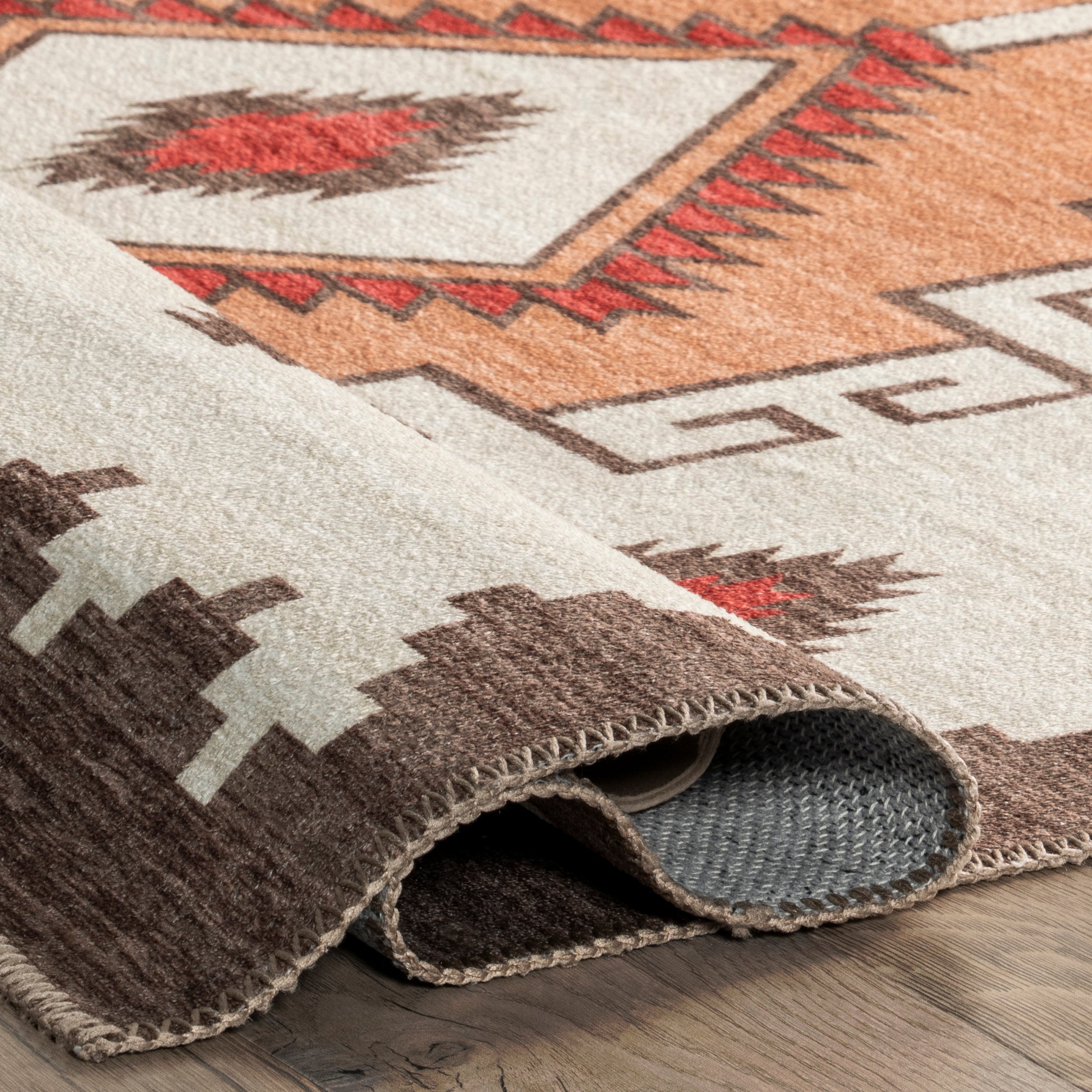 Imelda Aztec Machine Washable Area Rug - Image 13