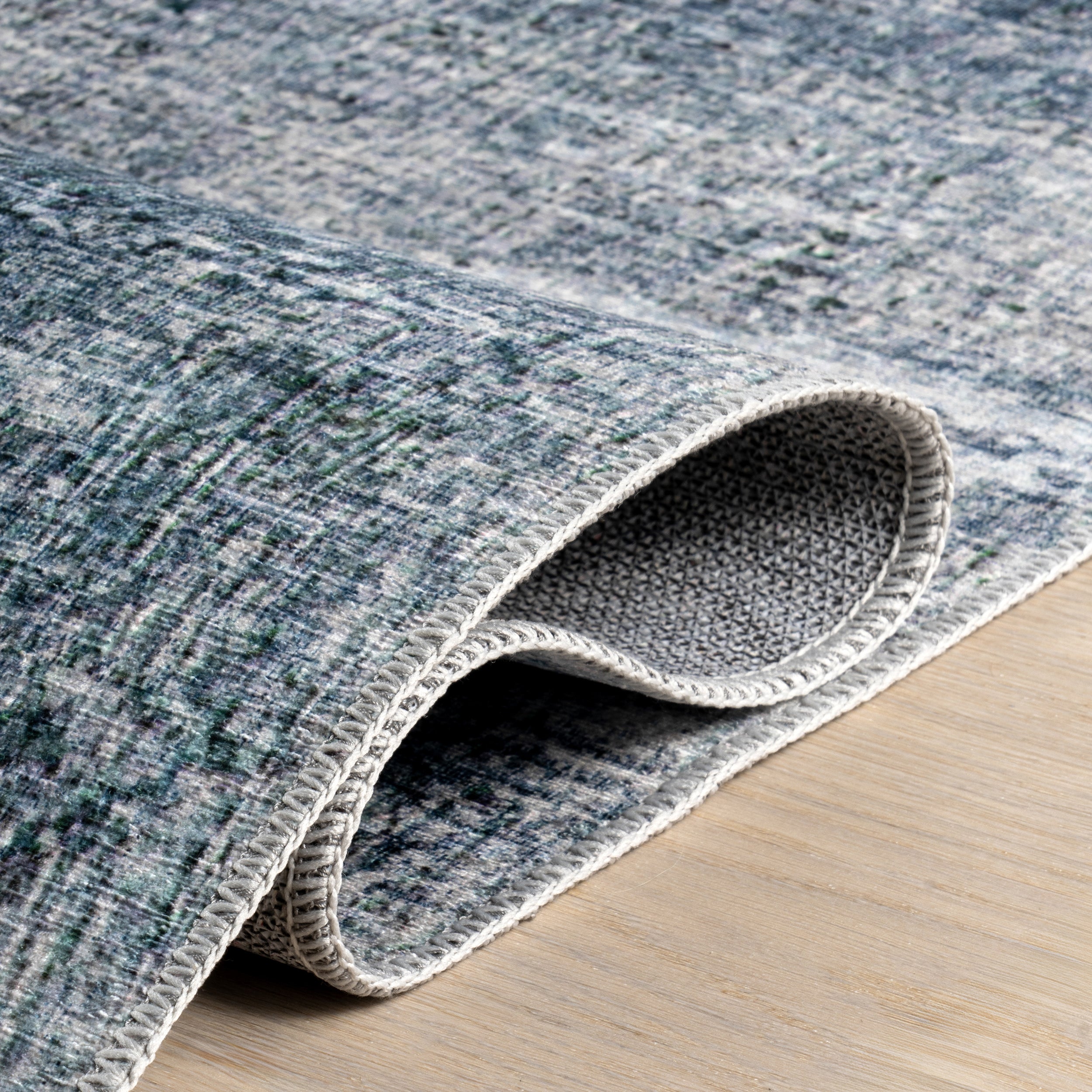 Ellison SplashGuard Modern Abstract Machine Washable Area Rug - Image 4