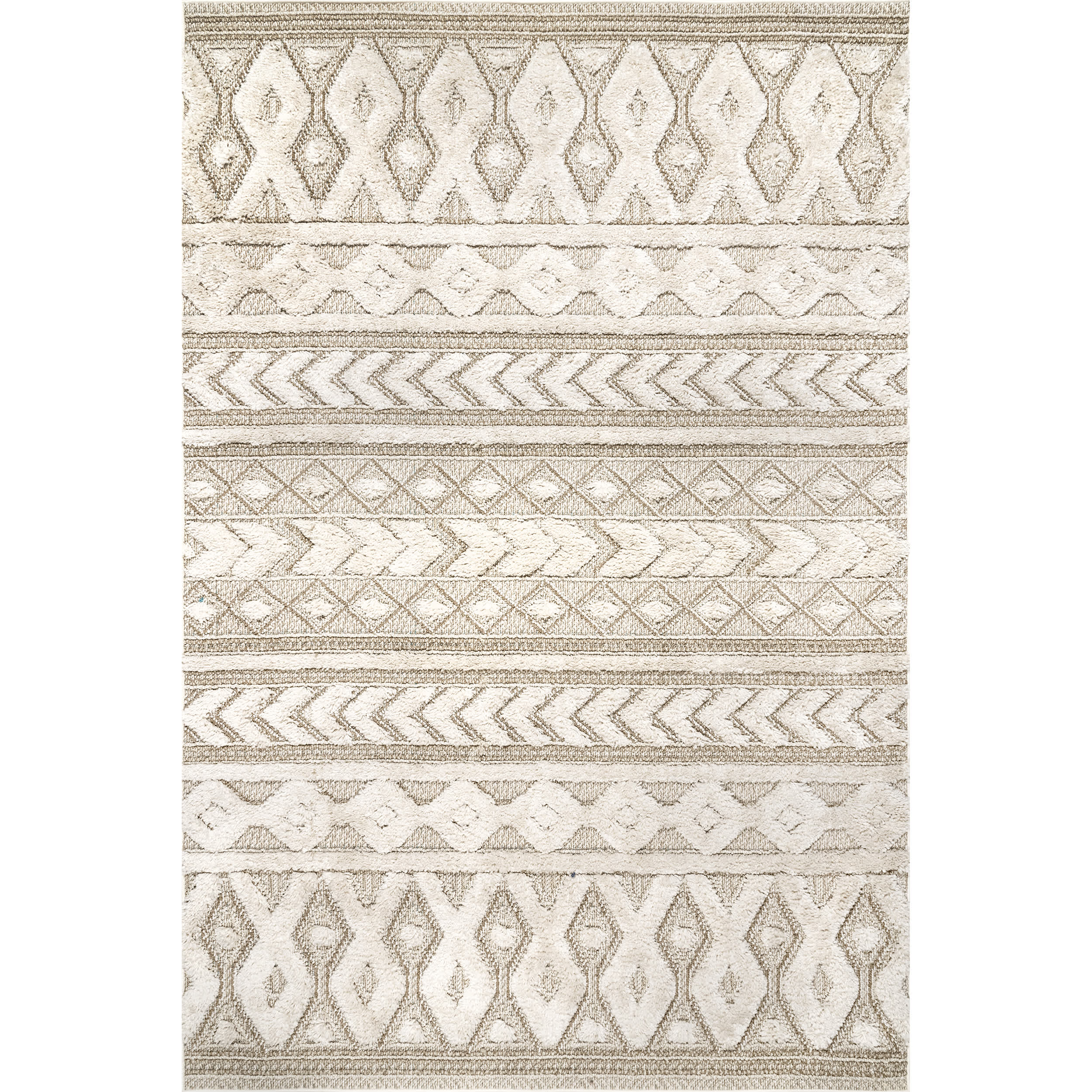 Rebecca High Low Textured Shaggy Area Rug - Image 10