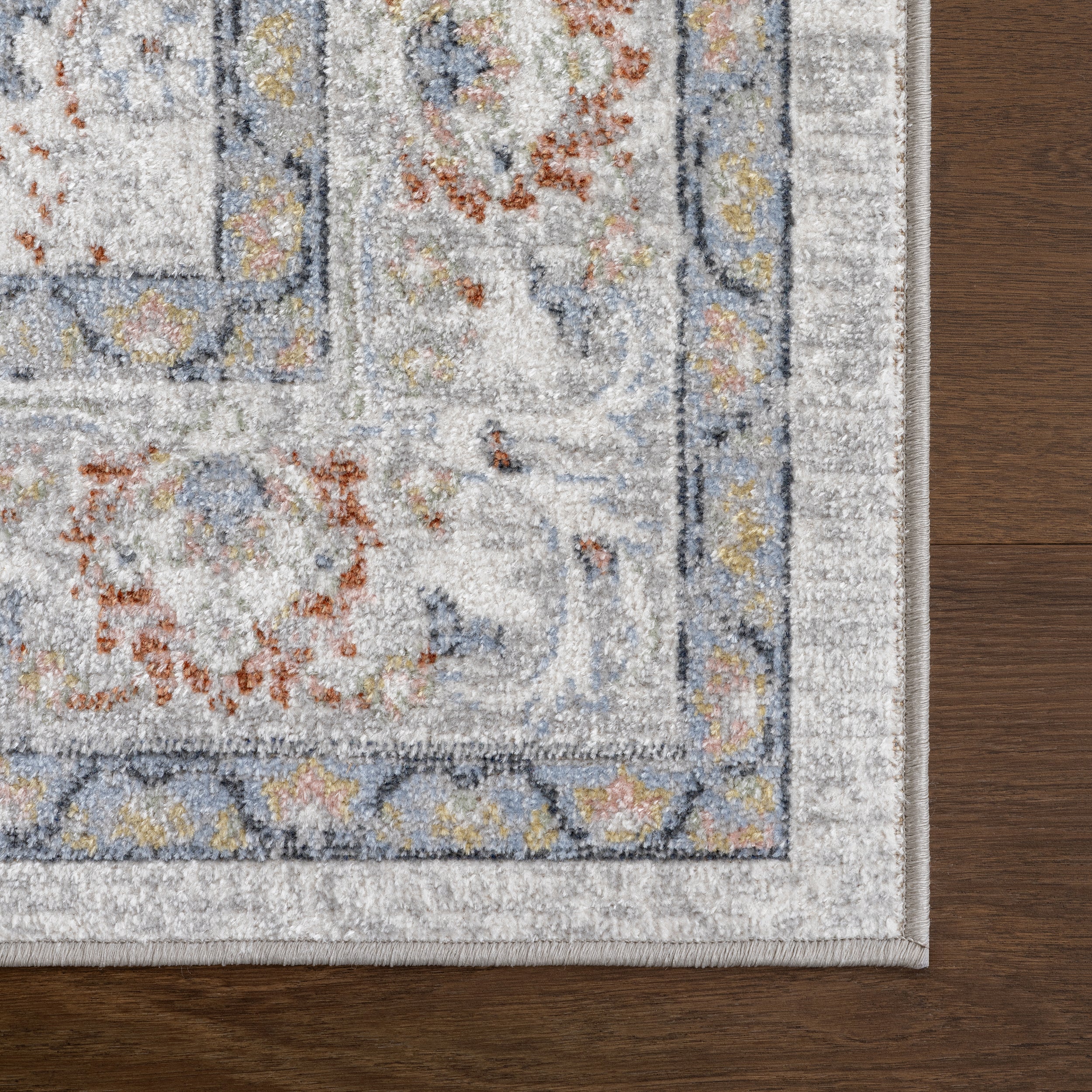 Lyric Medallion Machine Washable Area Rug - Image 6