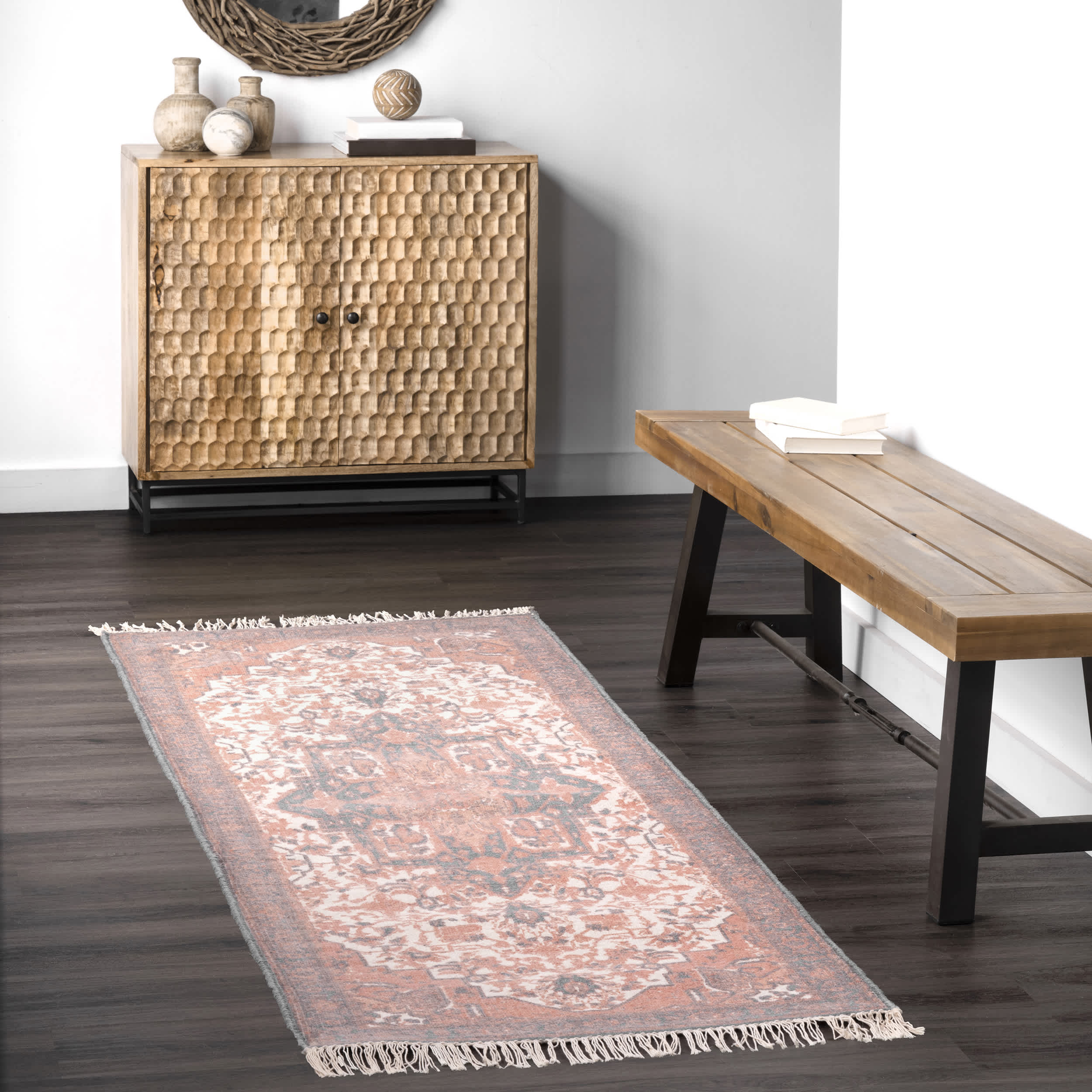 Hand Woven Werner Fringe Area Rug - Image 19
