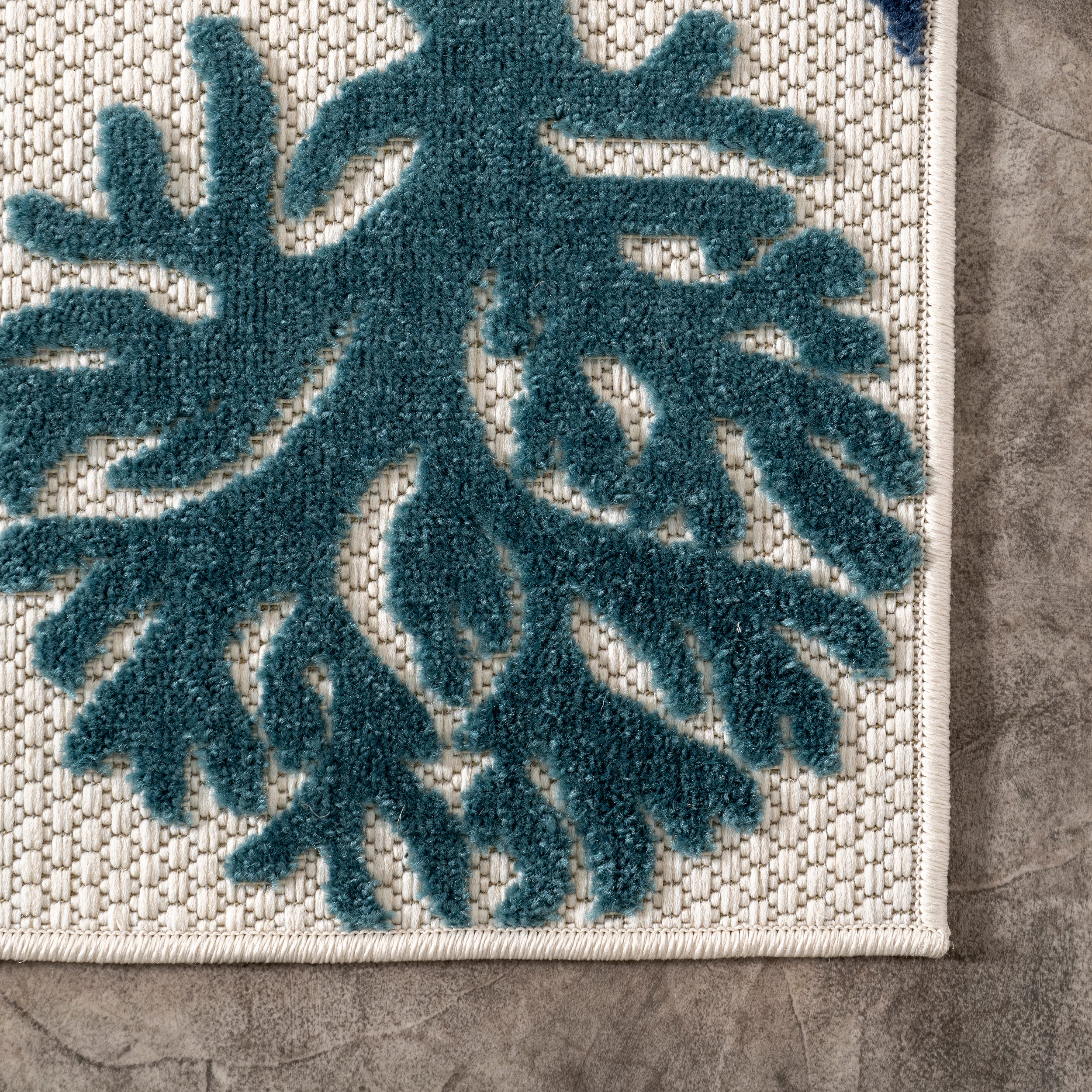Kourtney Nautical Starfish Indoor/Outdoor Area Rug - Image 5