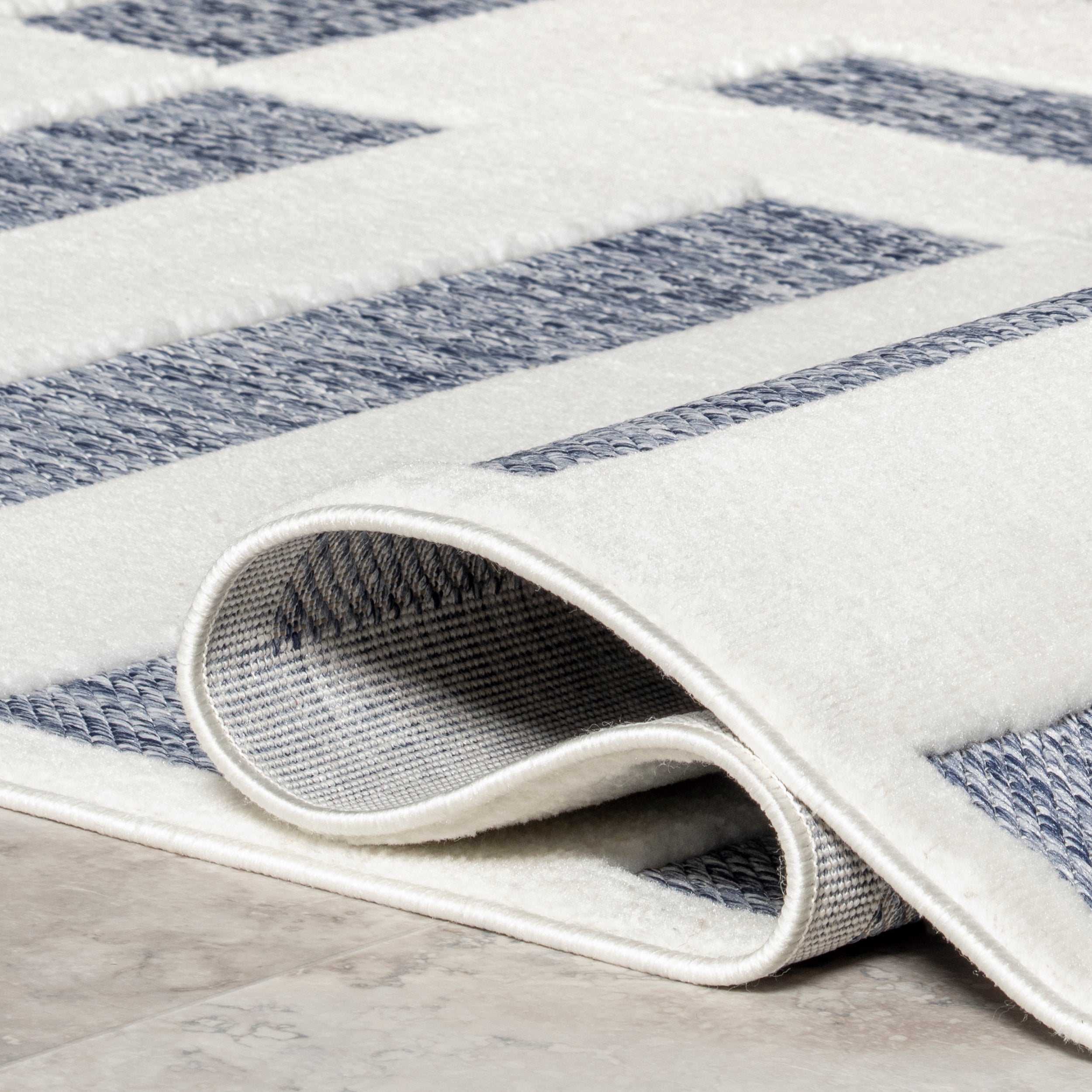 Neri Modern Bars Indoor/Outdoor Area Rug - Image 4