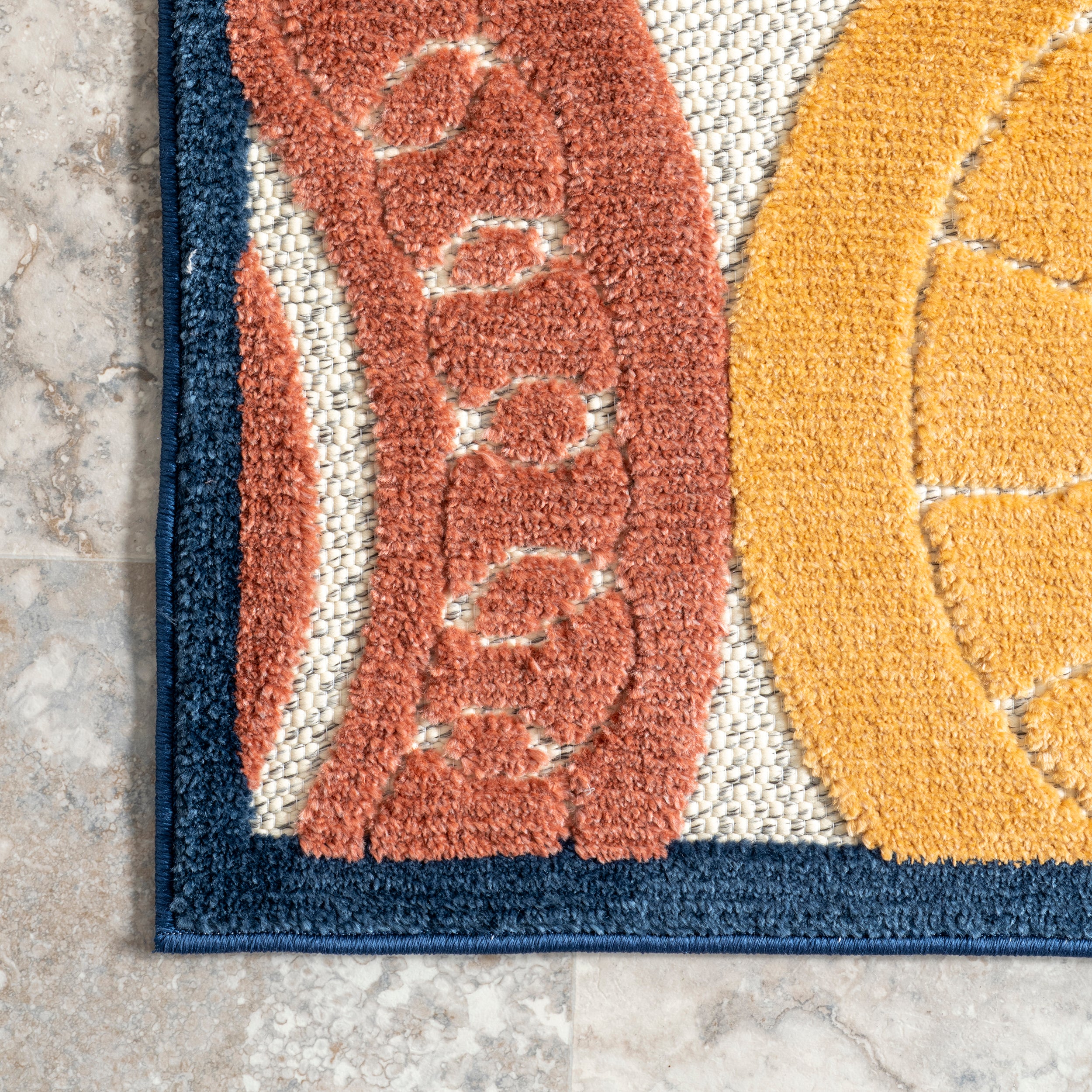 Crissie Coastal Sand Dollar Indoor/Outdoor Area Rug - Image 5