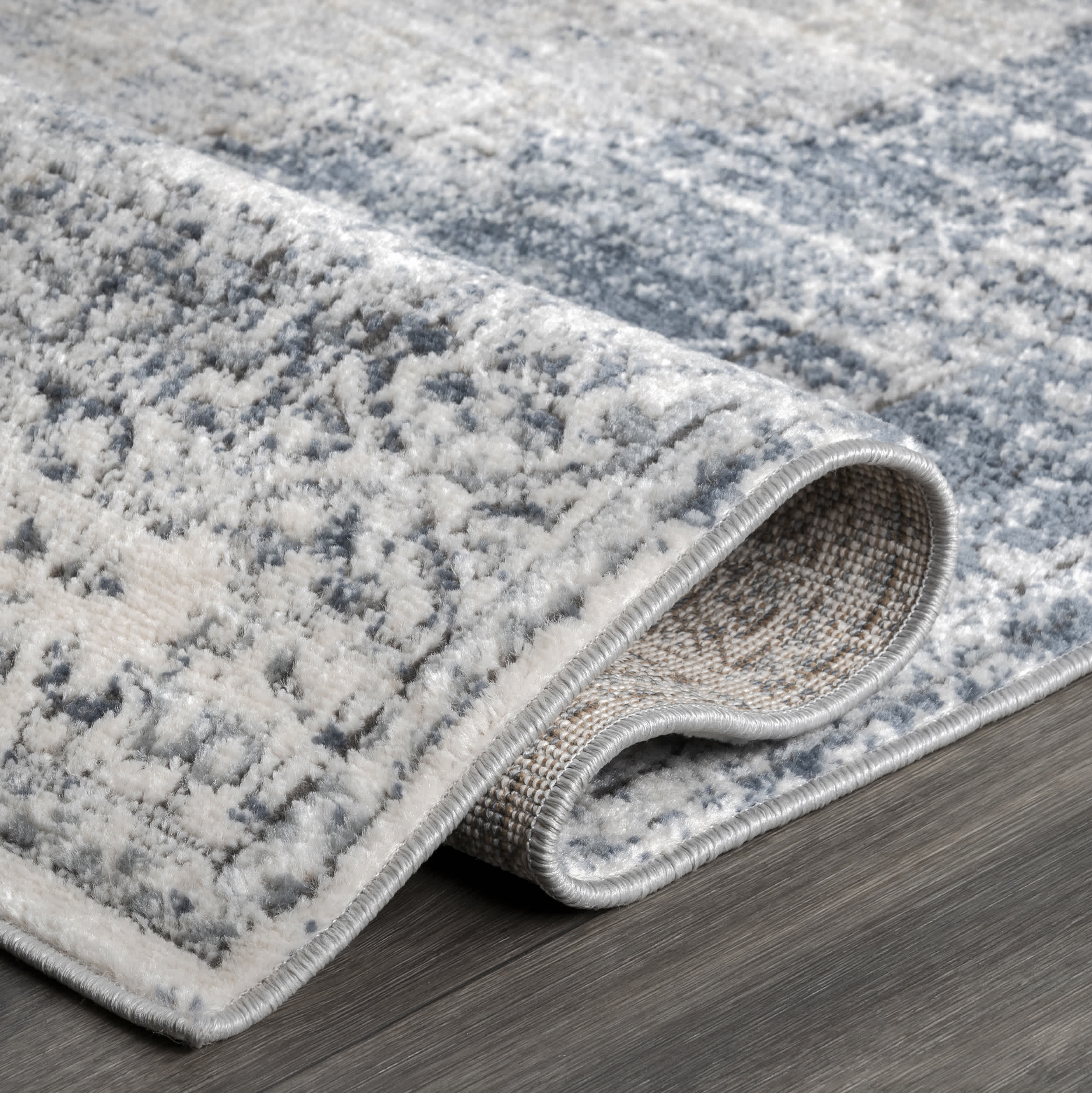 Jayla Barbed Iris Medallion Area Rug - Image 4
