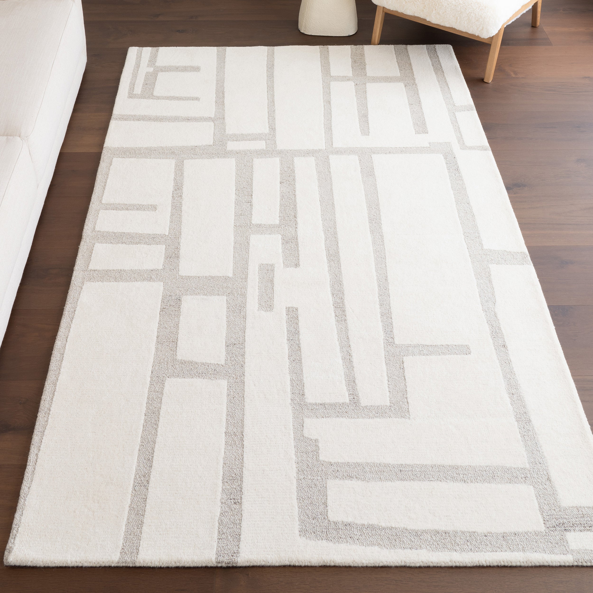 Aeris Modern Geometric Area Rug - Image 2