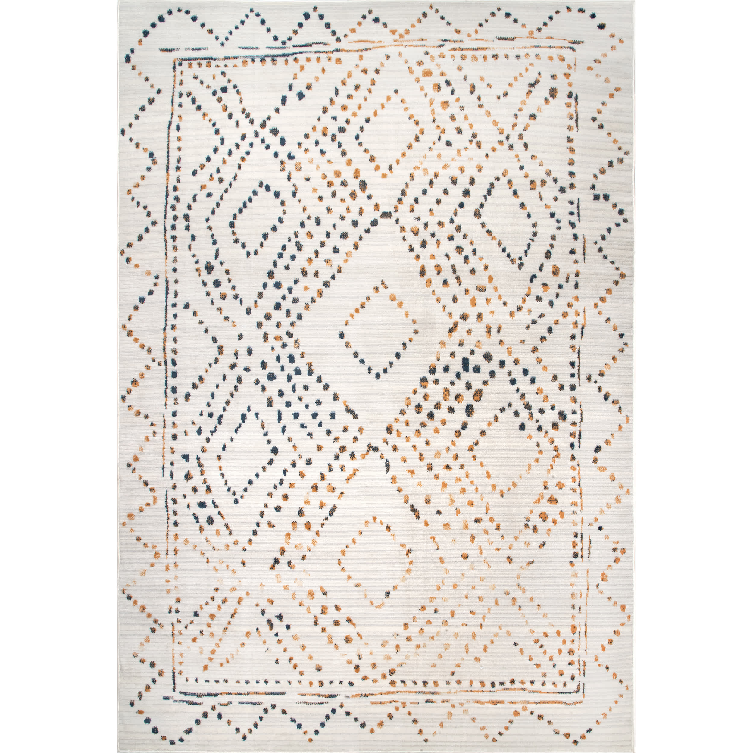 Mila Dotted Diamond Trellis Area Rug - Image 12