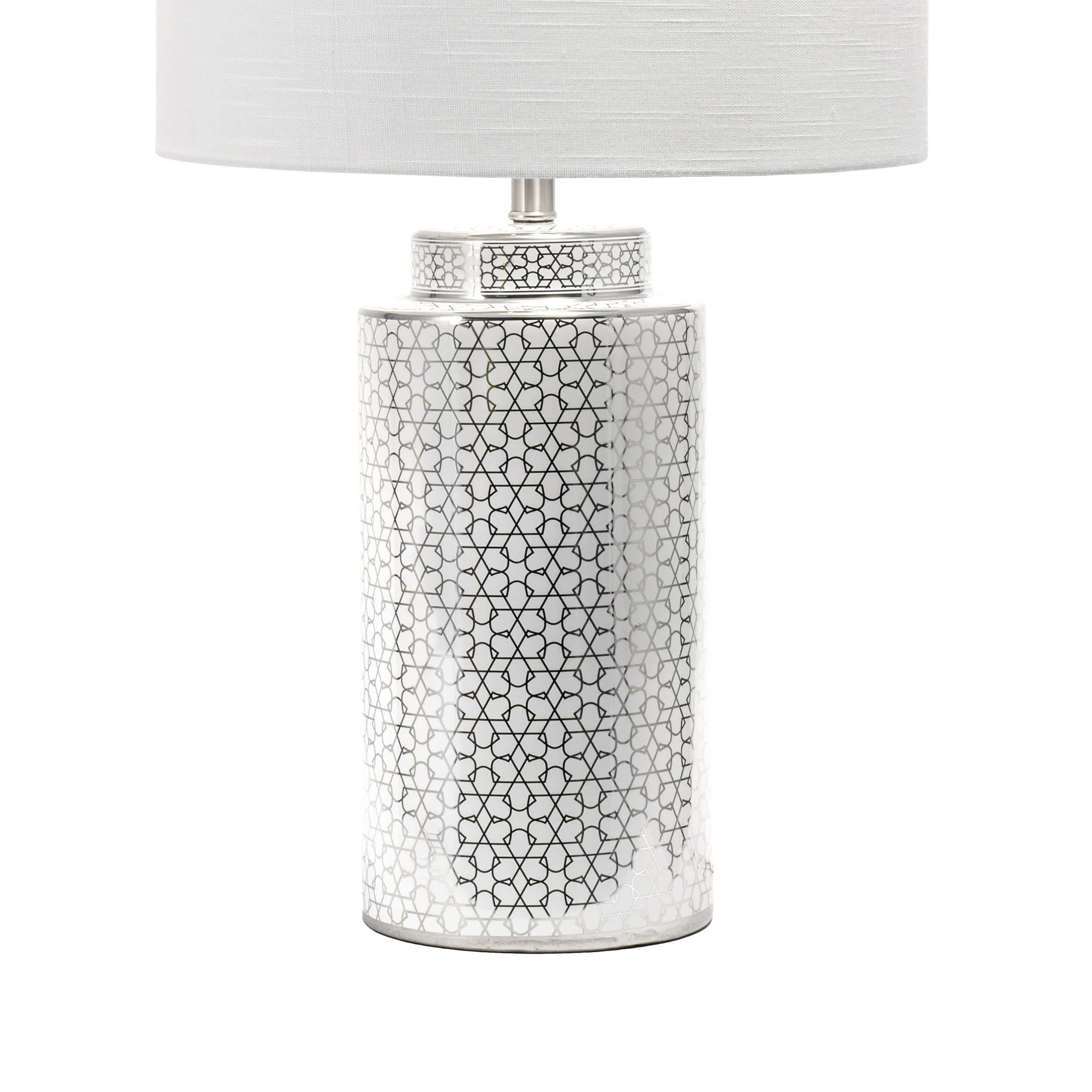 Austin 29 Ceramic Floral Trellis Table Lamp - Image 3