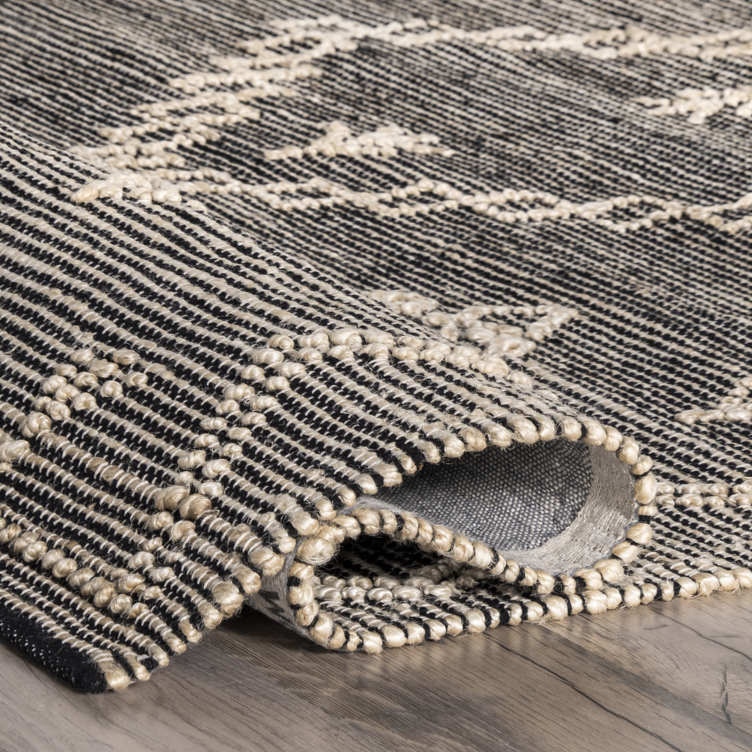 Handmade Moroccan Julianne Jute Area Rug - Image 4