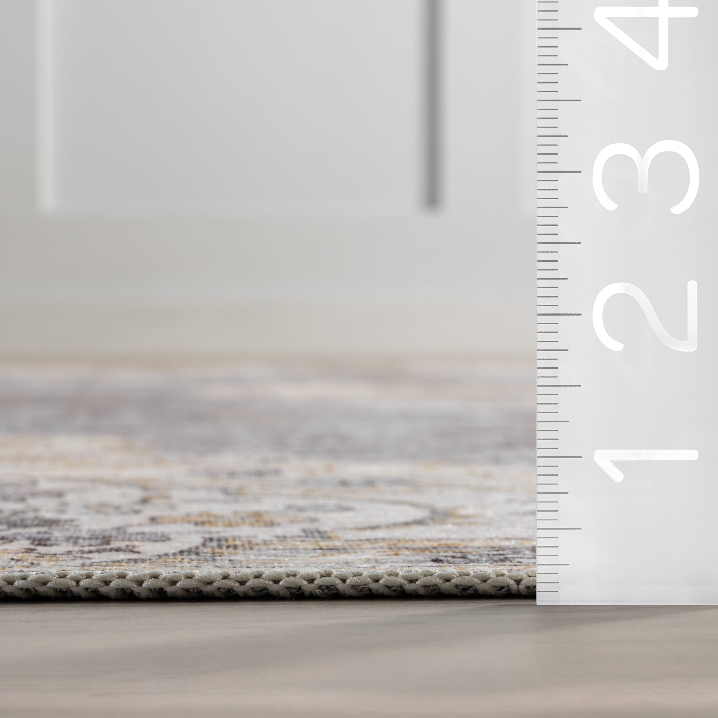 Teja SplashGuard Persian Medallion Machine Washable Area Rug - Image 12