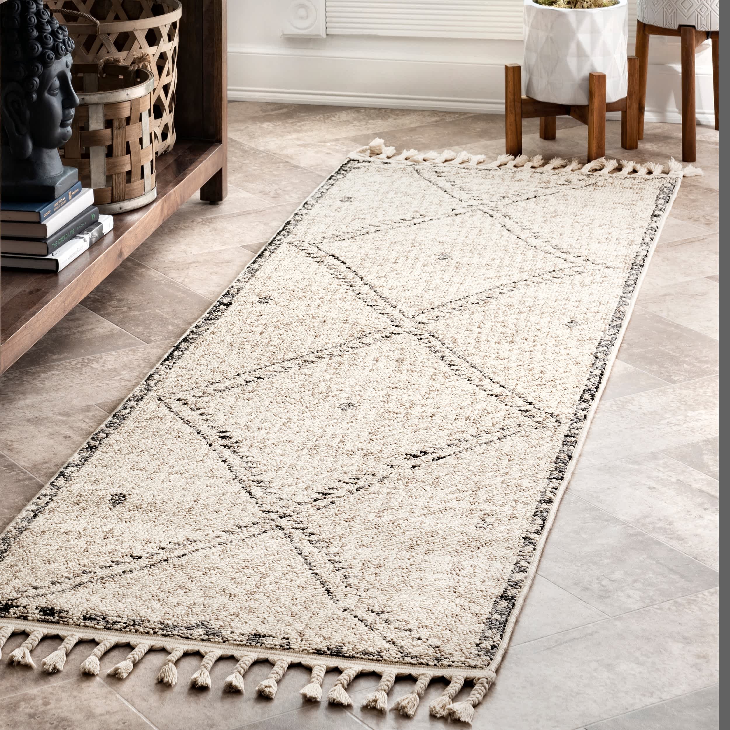 Camilla Moroccan Tassel Rug - Image 5