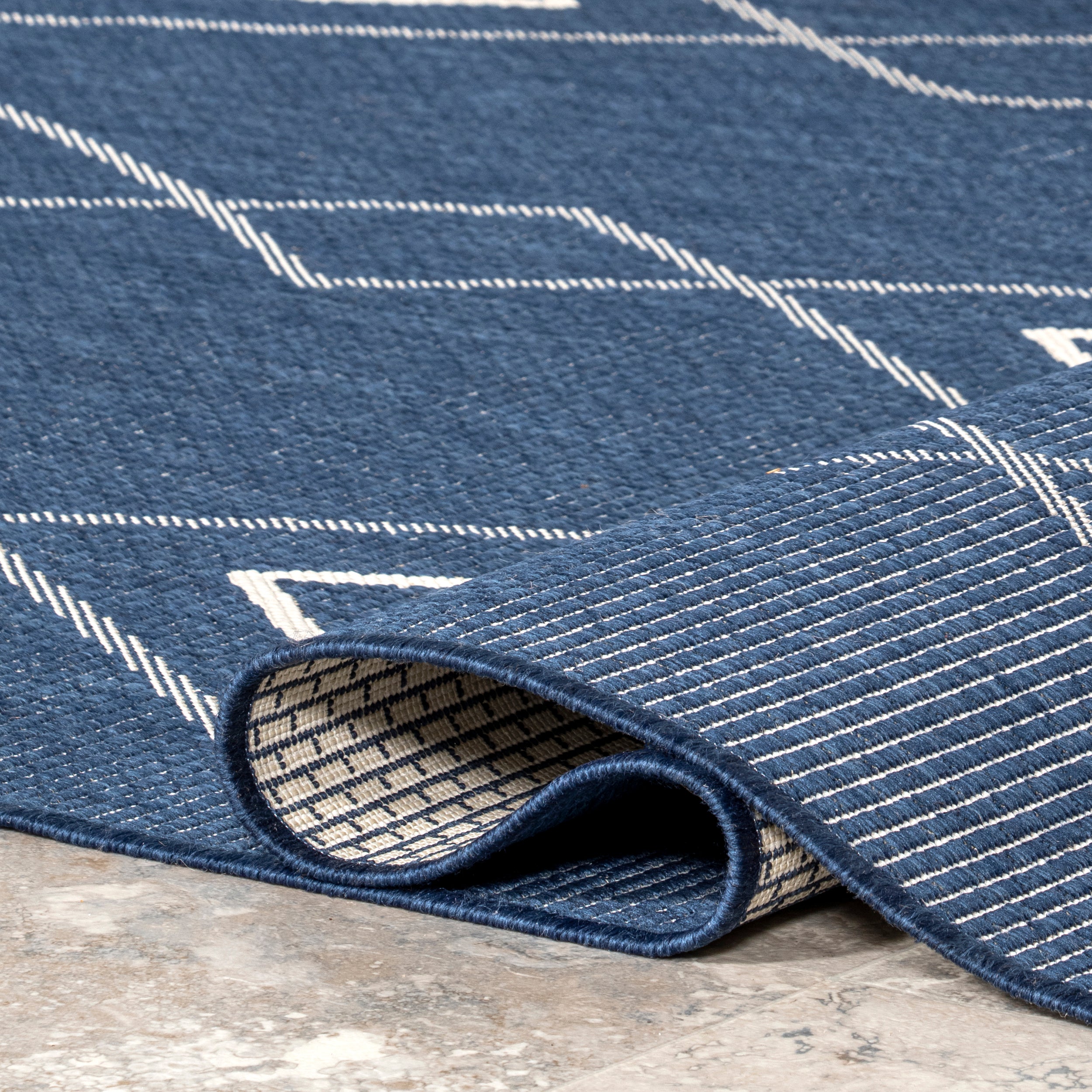 Mallie Moroccan Striped Indoor/Outdoor Area Rug - Image 4