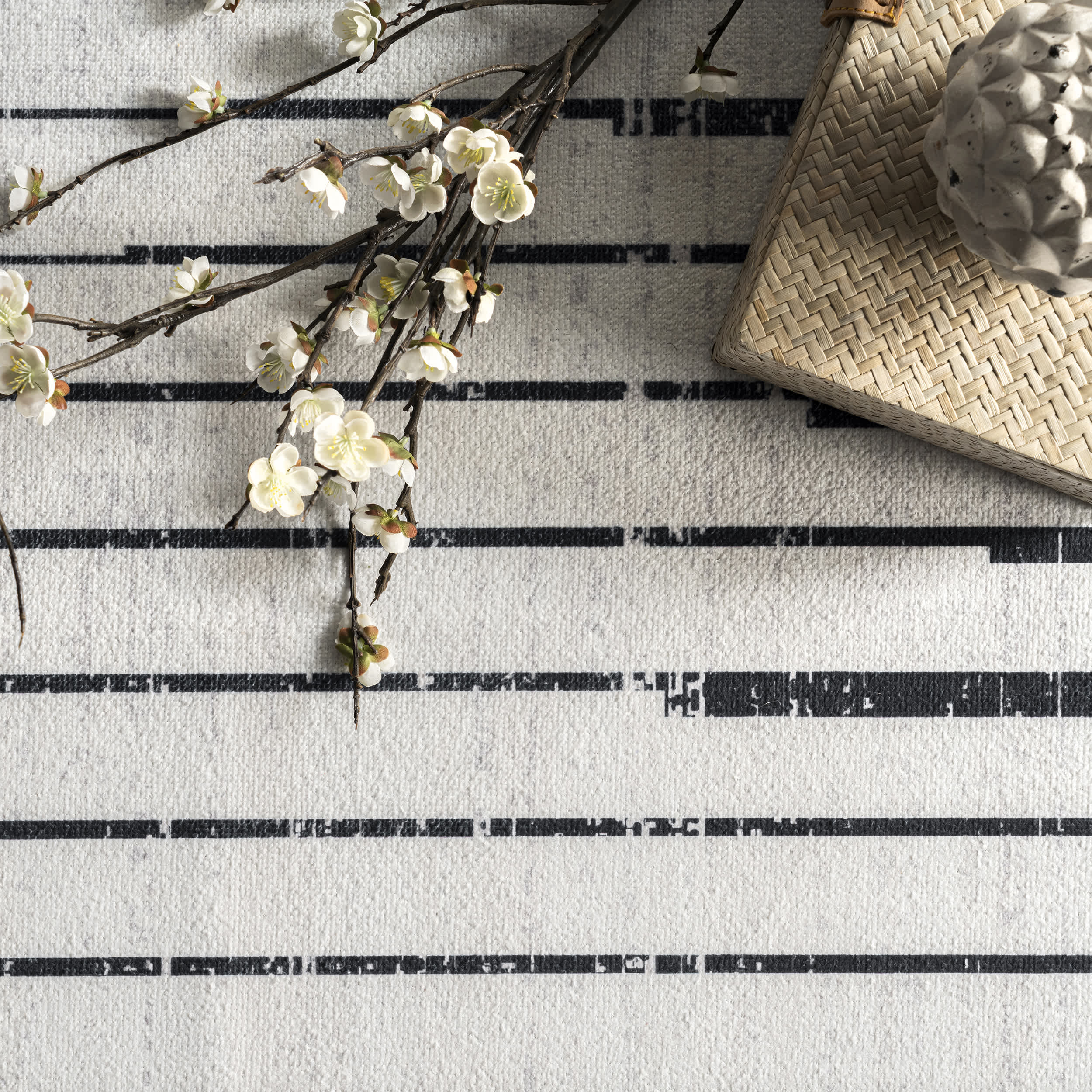 Francesca Machine Washable Contemporary Moon Area Rug - Image 6