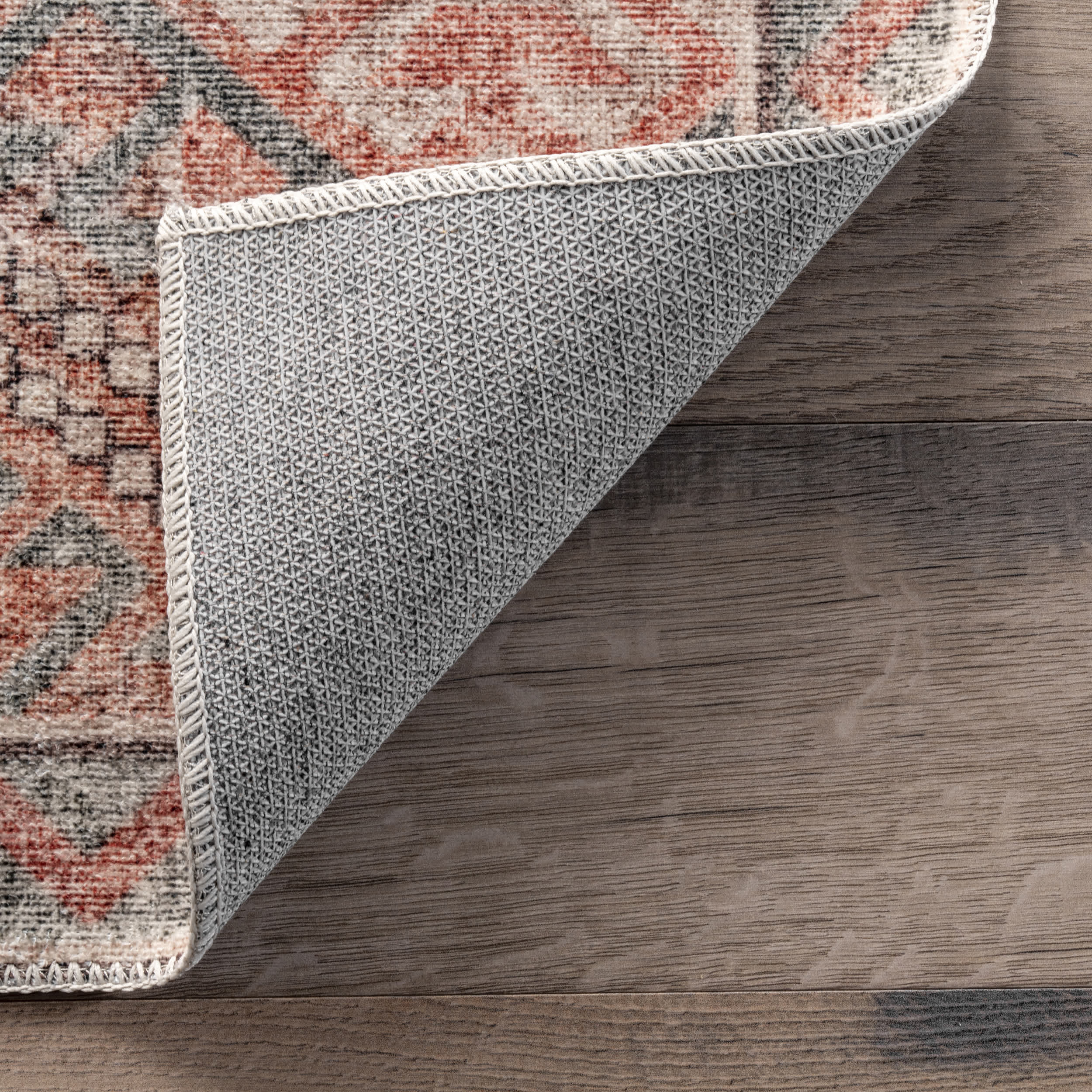 Serenity Machine Washable Diamond Trellis Area Rug - Image 7