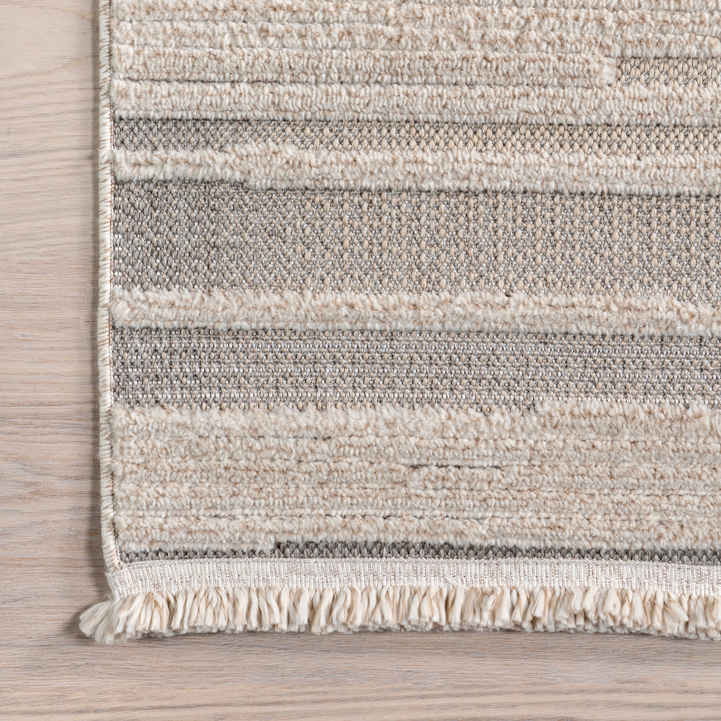 Ismene Modern High-Low Fringe Area Rug - Image 5