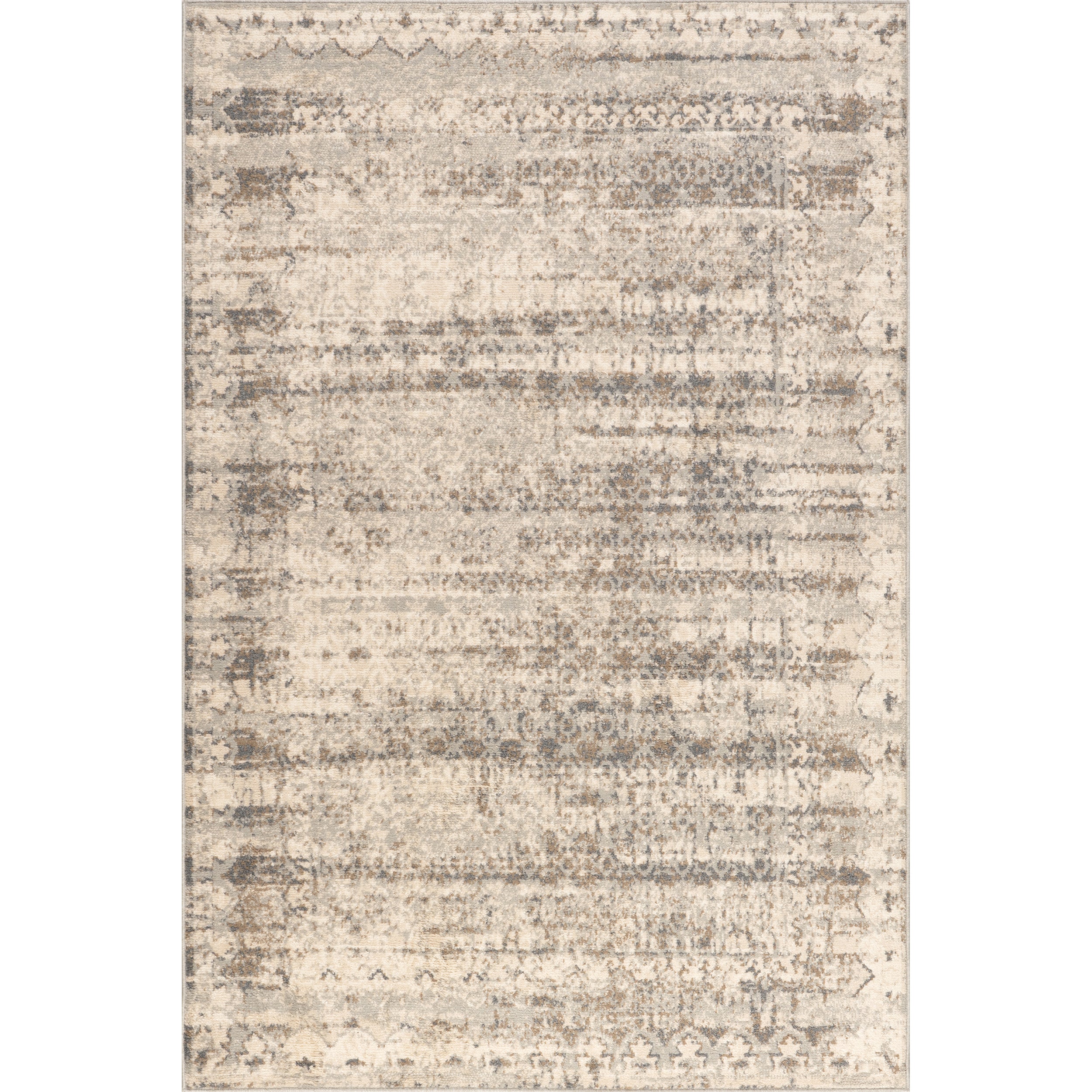 Aella Distressed Medallion Area Rug