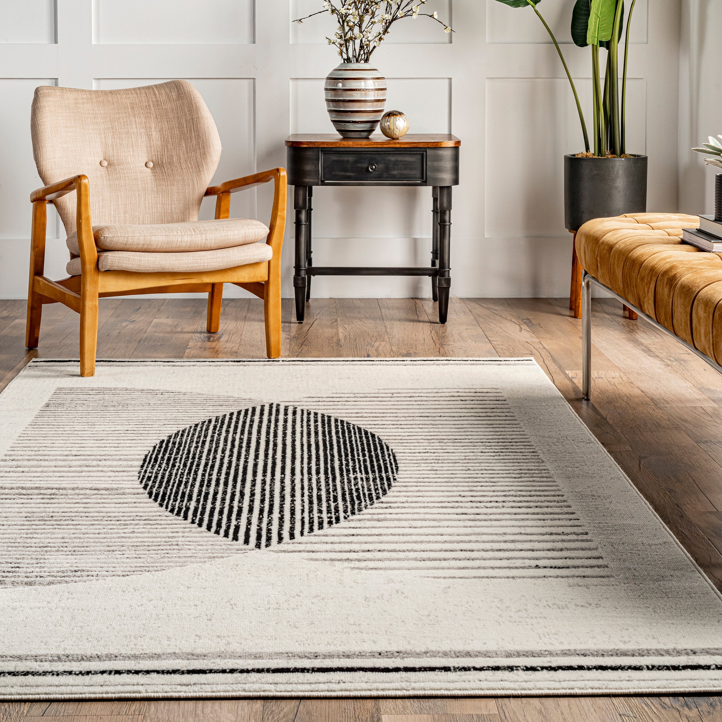 Dara Contemporary Geometric Area Rug - Image 8