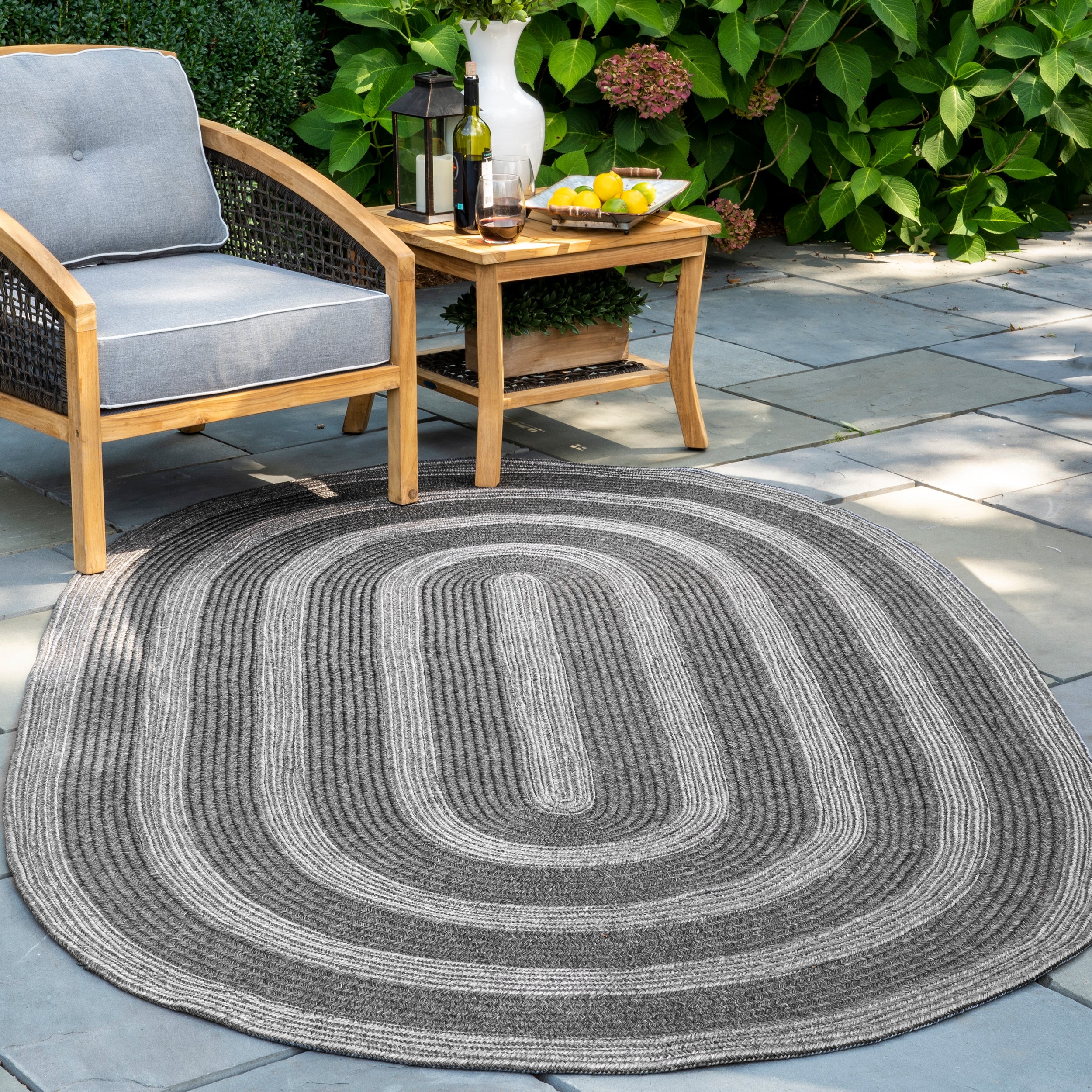 Rowan Braided Texture Indoor/Outdoor Area Rug - Image 29