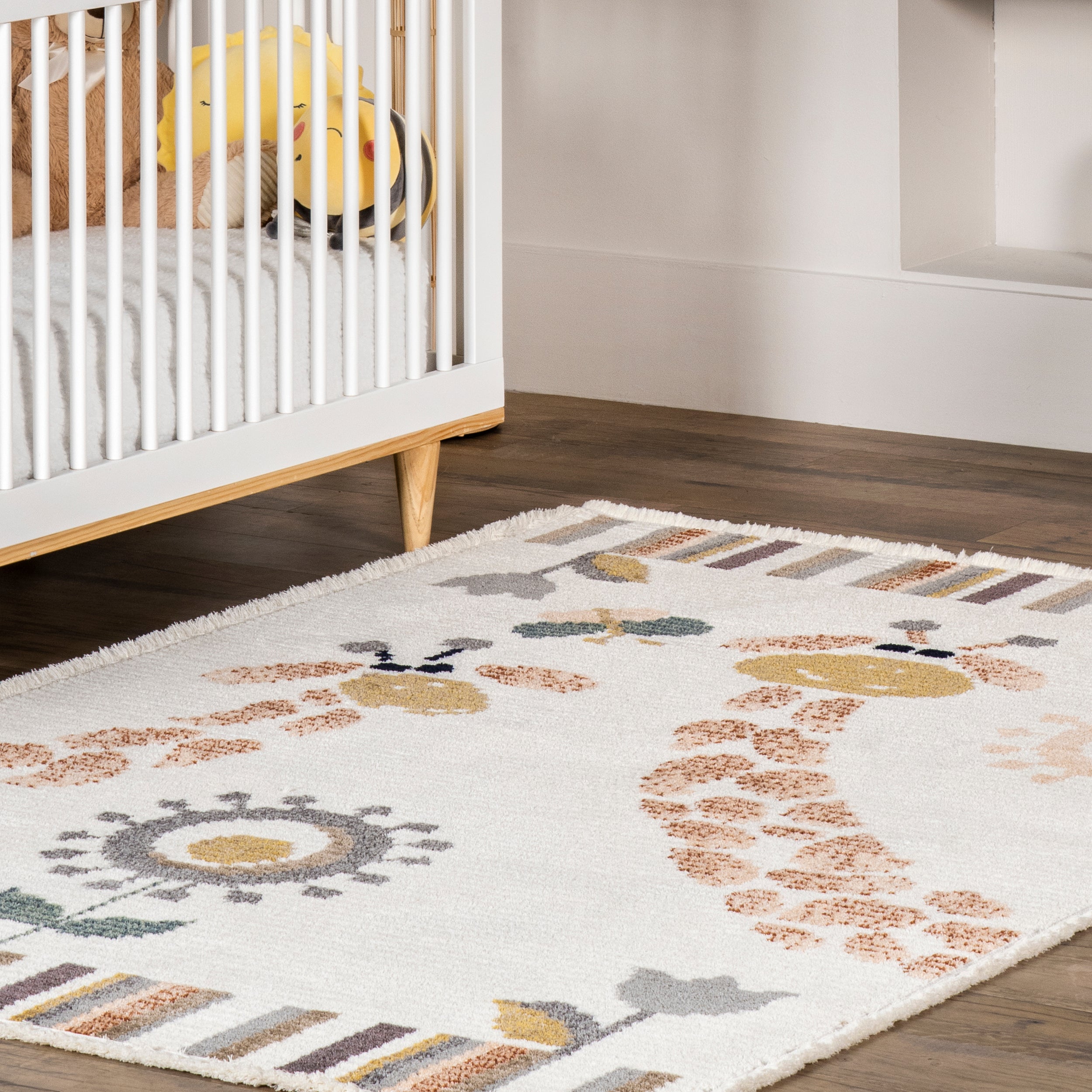 Avianna Giraffe Kids Fringe Area Rug - Image 9