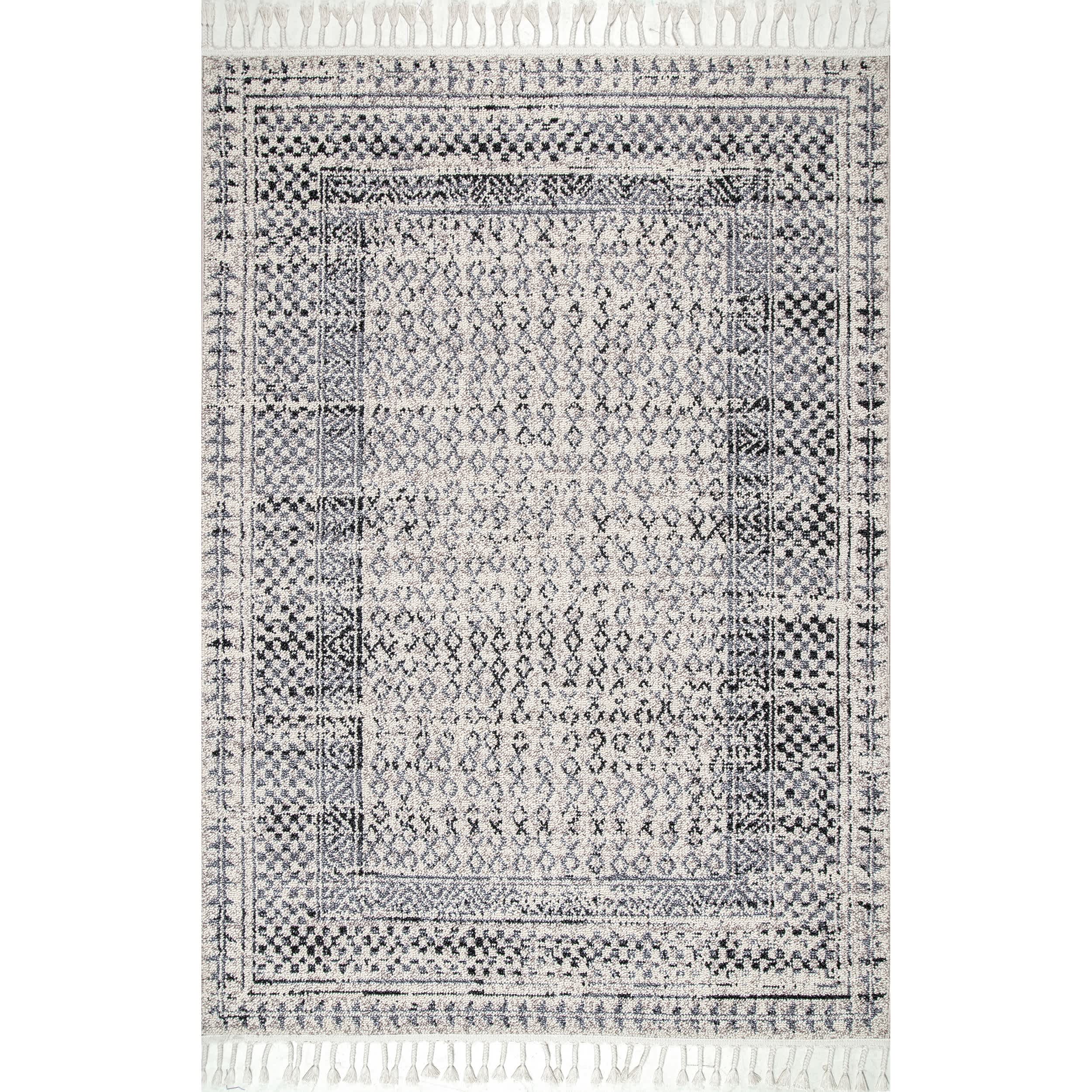 Claudia Diamond Tassel Area Rug