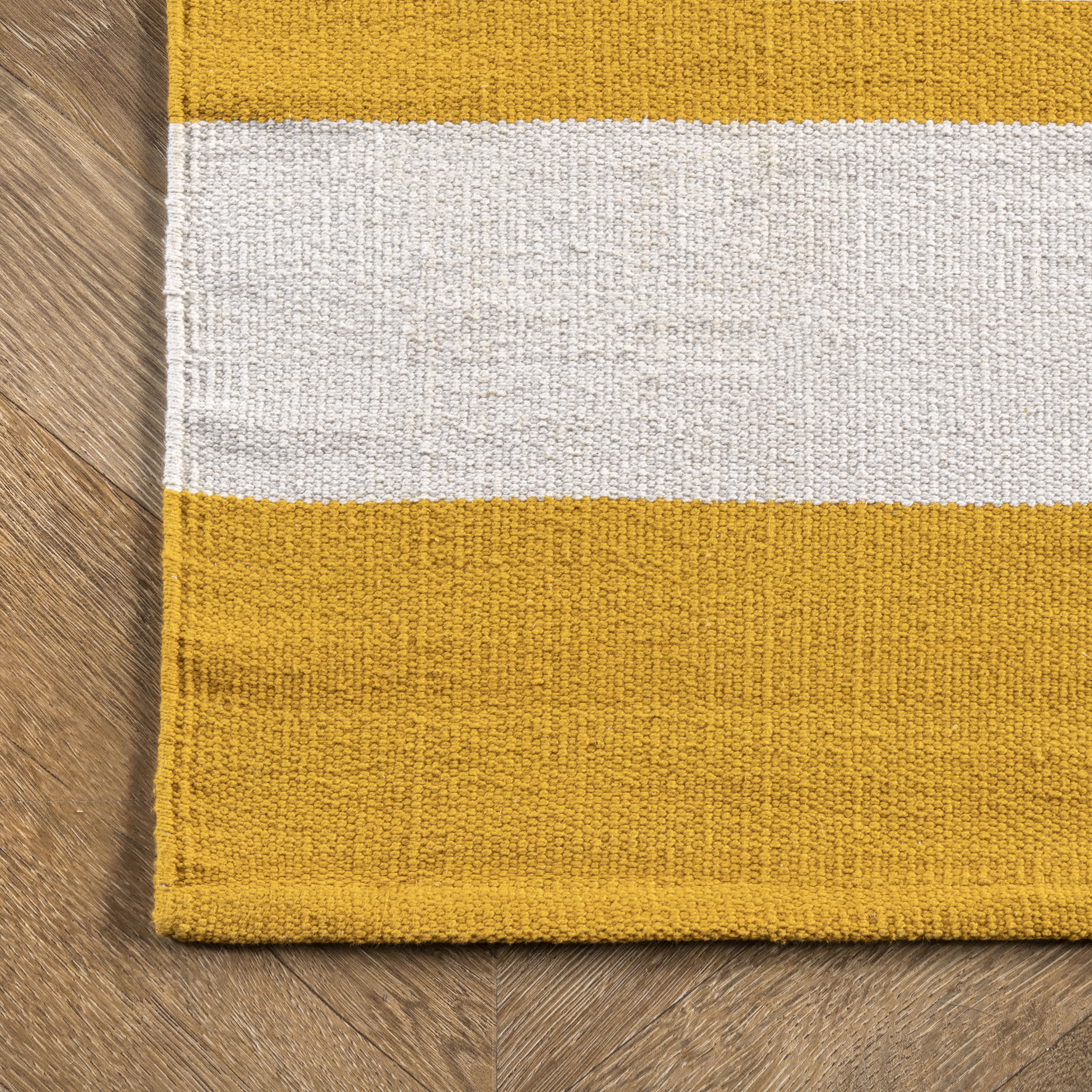 Gracen Cotton Stripe Area Rug - Image 9