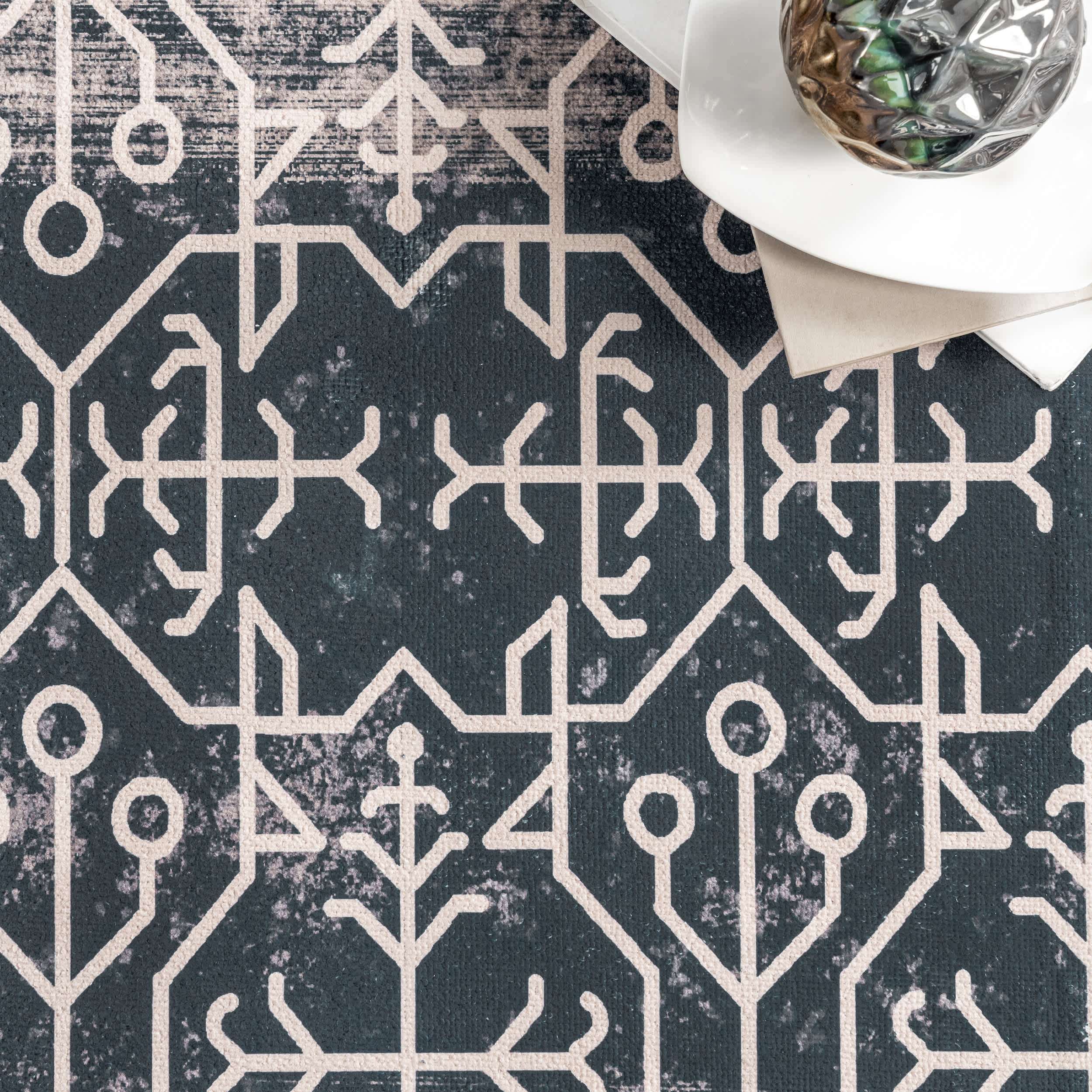 Beverly Machine Washable Global Inspired Area Rug - Image 6