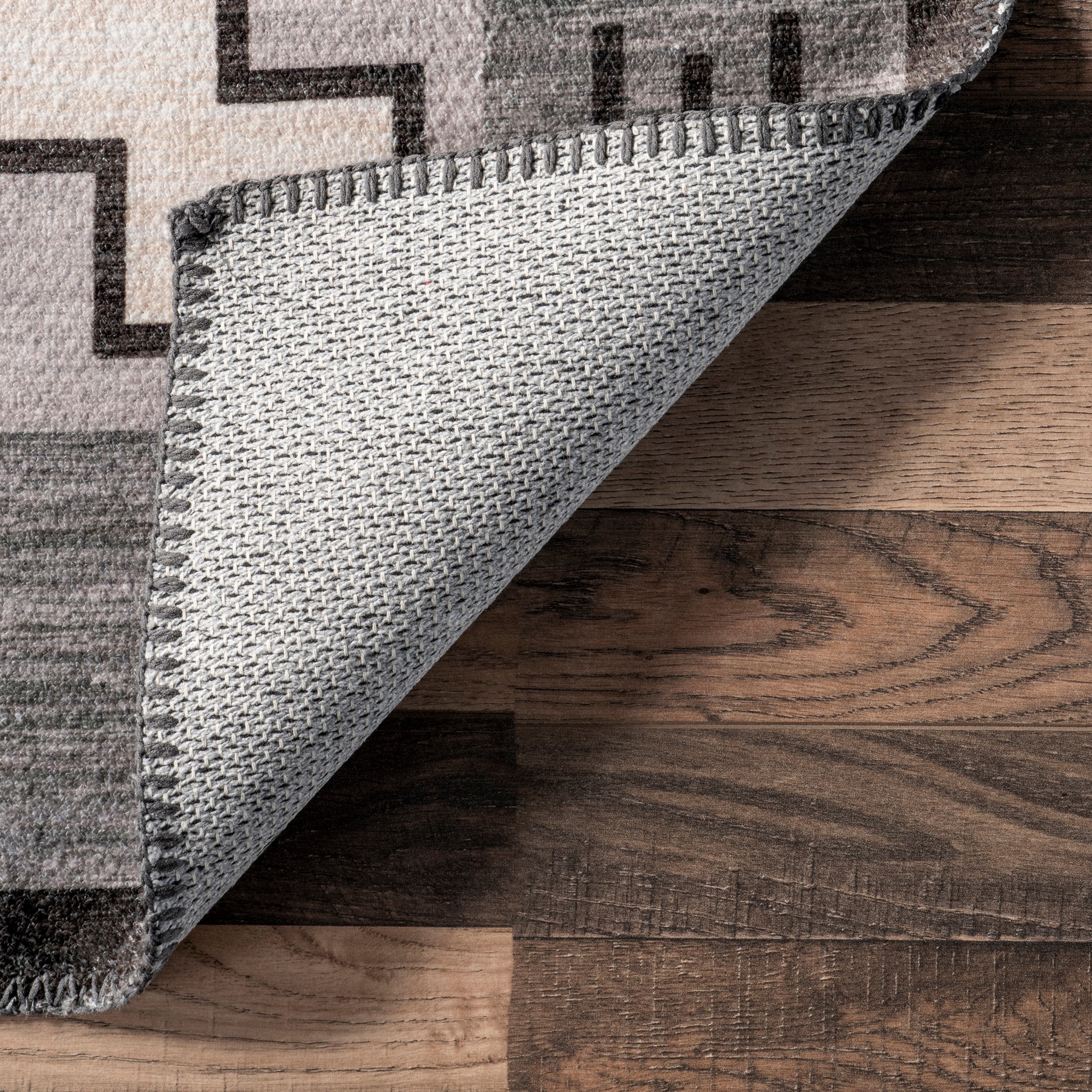 Remy Bold Geometric Machine Washable Area Rug - Image 16